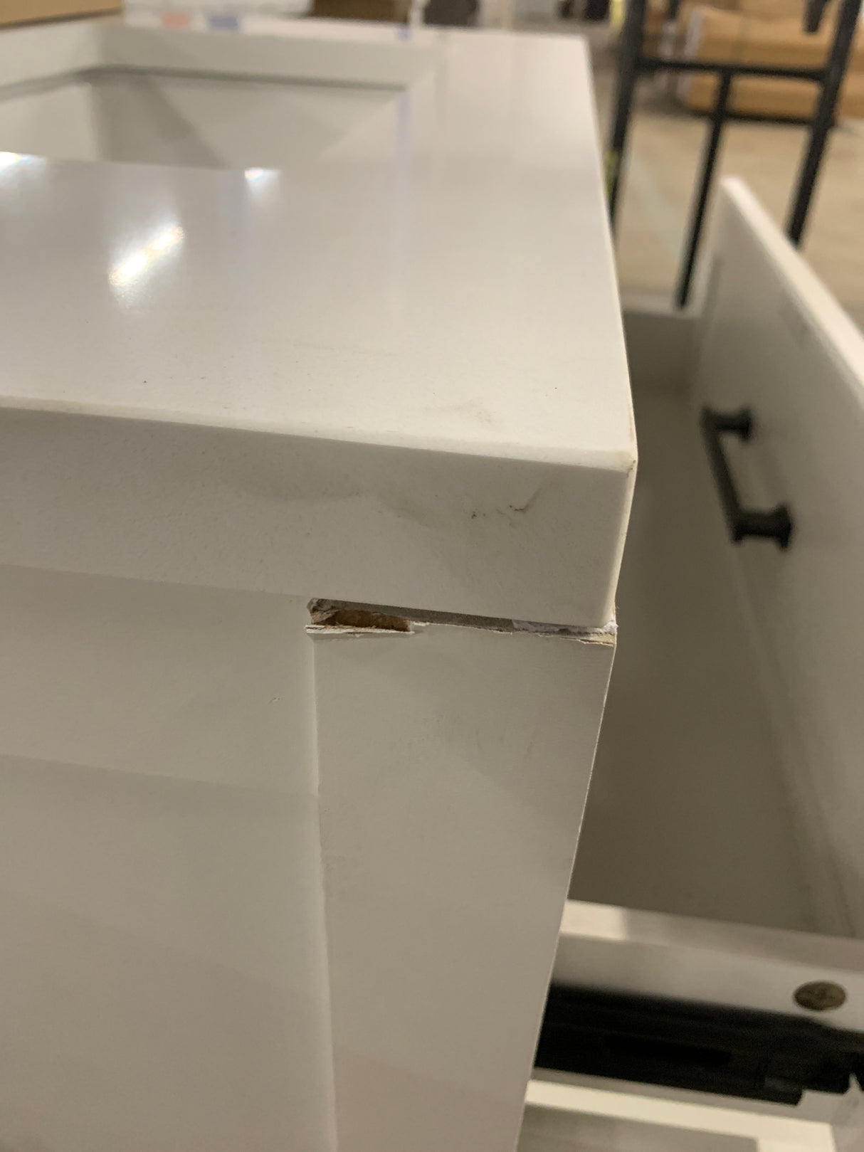 Autumn 30 in. W x 19 in. D x 34.50 in. H Freestanding Bath Vanity in White with White Engineered Stone Top