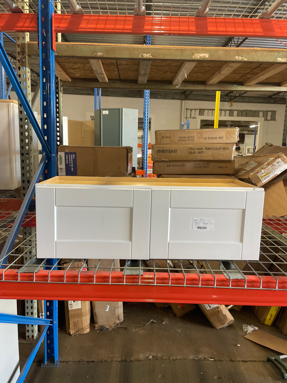 Shaker 36 in. W x 12 in. D x 12 in. H Assembled Wall Bridge Cabinet in Satin White