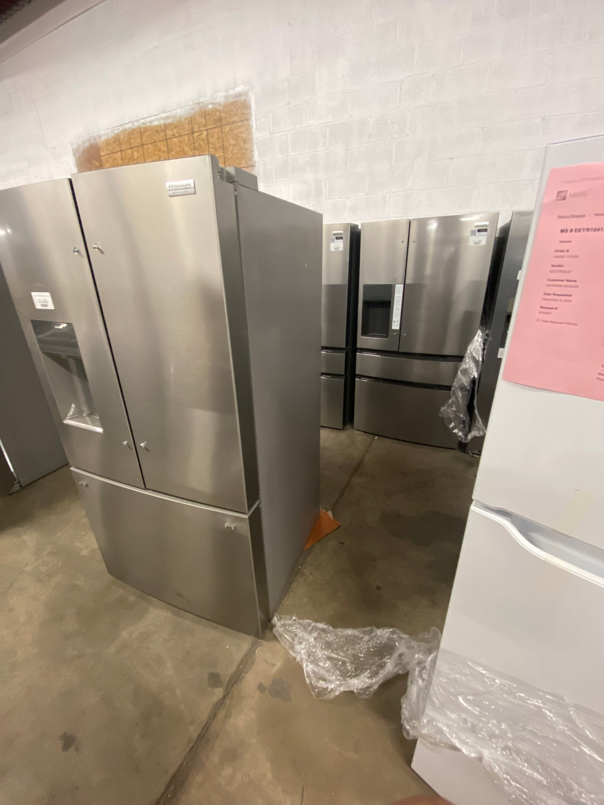 36 in. Gallery 28 cu. ft. Standard Depth French Door Refrigerator in Smudge-Proof Stainless Steel