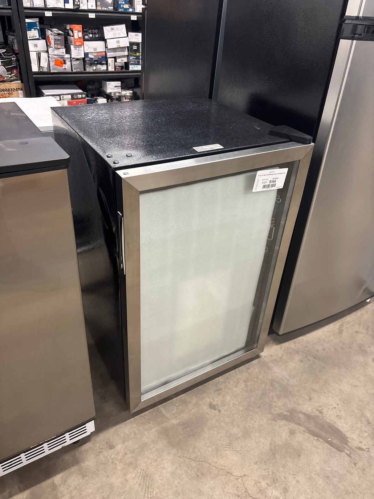 4.3 Cu. ft. Wine and Beverage Cooler in Stainless Steel