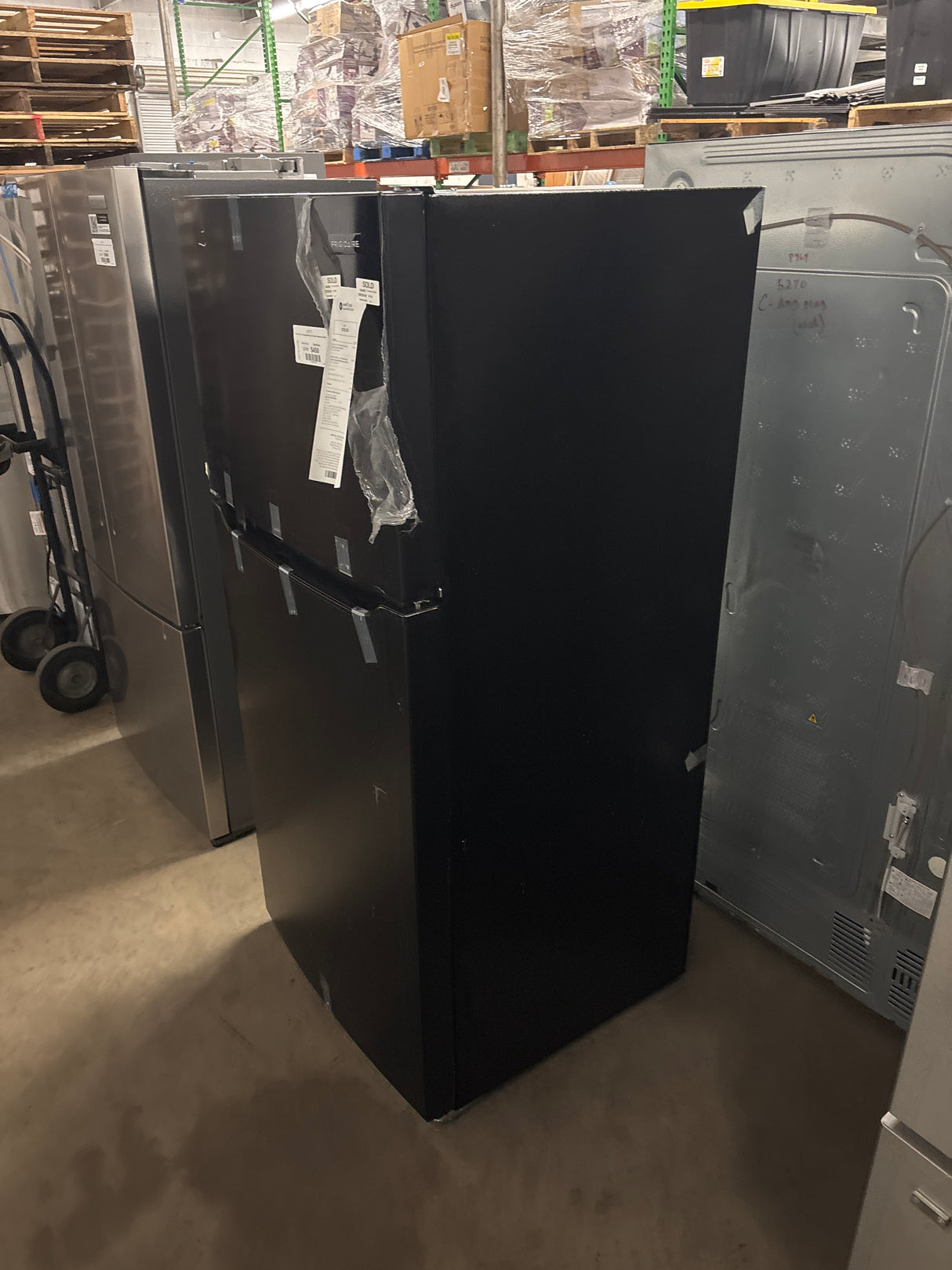 30 in. 18.3 cu. ft. Garage Ready Top Freezer Refrigerator in Black