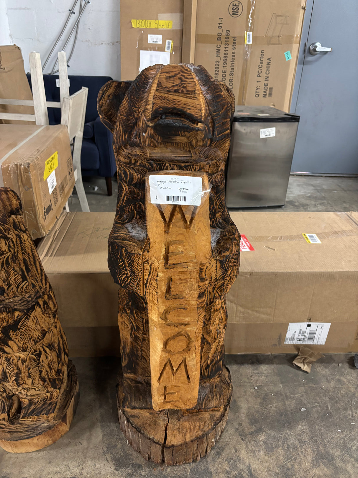 Wooden Figurine Bear