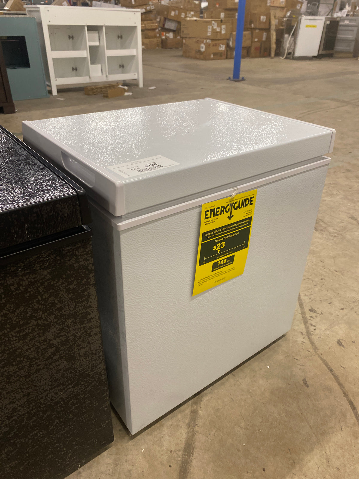 Garage Ready 20.67 in. 1.8 cu. ft. Manual Defrost Chest Freezer with Temperature Alarm Chest Freezer in White