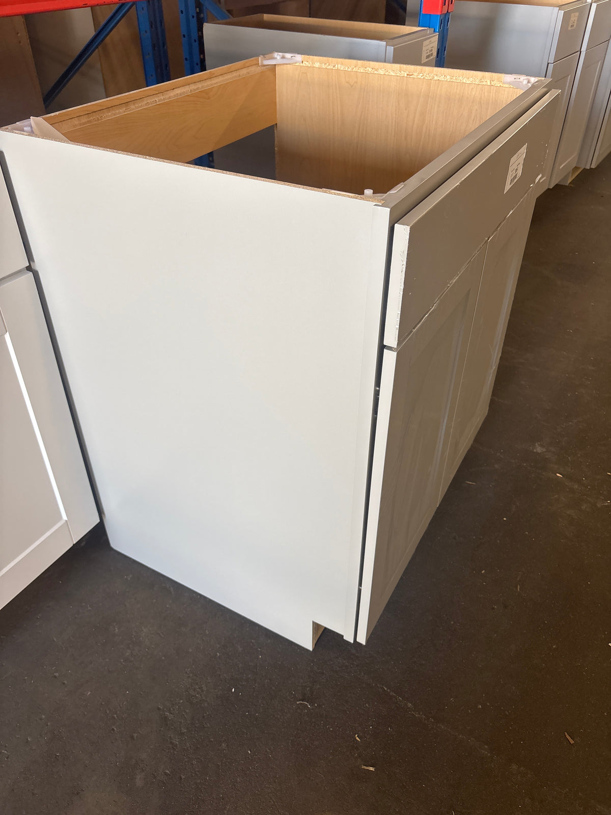 Westfield Dusk Gray Shaker Stock Assembled Sink Base Kitchen Cabinet (30 in. W x 23.75 in. D x 35 in. H)