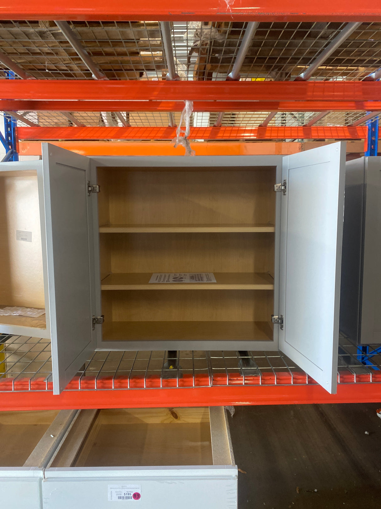 Courtland 30 in. W x 12 in. D x 30 in. H Assembled Shaker Wall Kitchen Cabinet in Sterling Gray