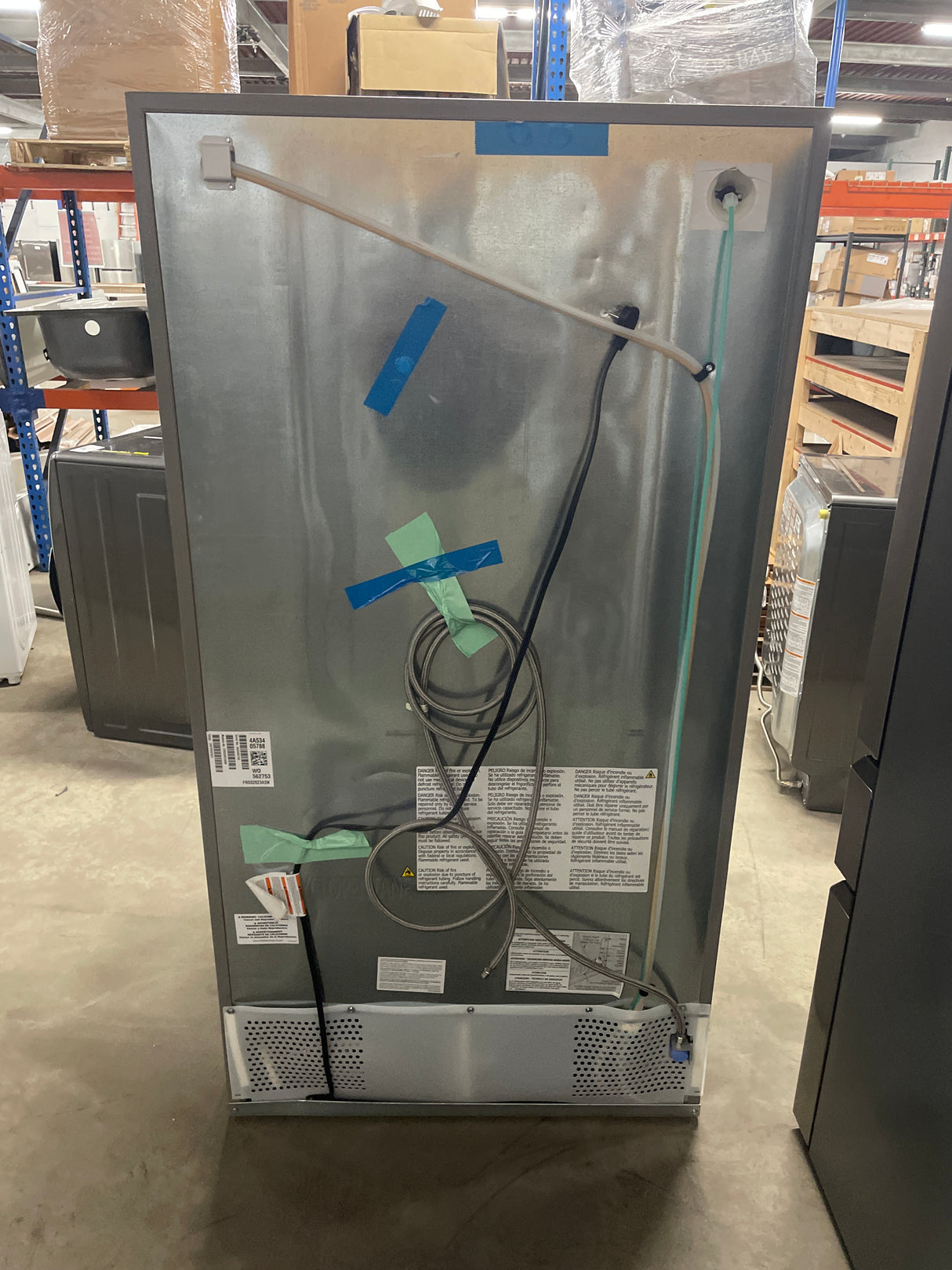 36 in. 26 cu. ft. Standard Depth Side by Side Refrigerator in Stainless Steel