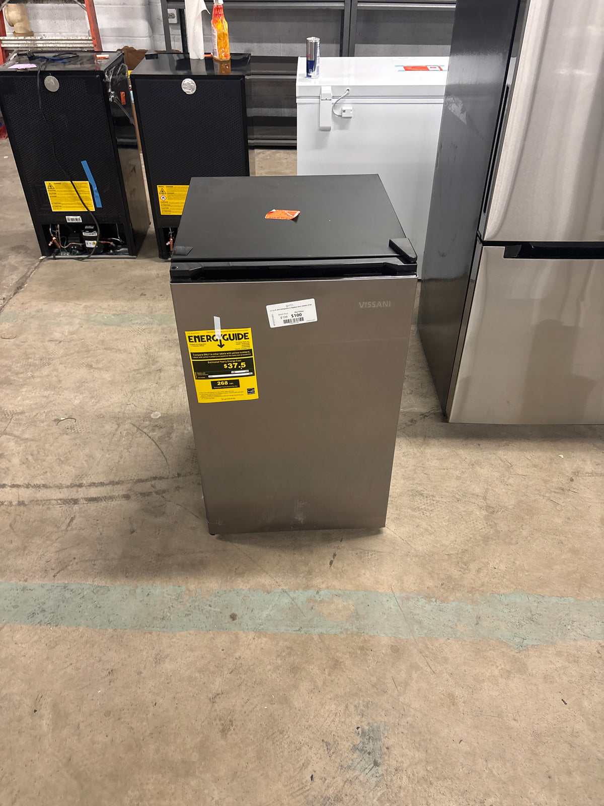 4.3 cu. ft. Mini Refrigerator in Stainless Steel, ENERGY STAR