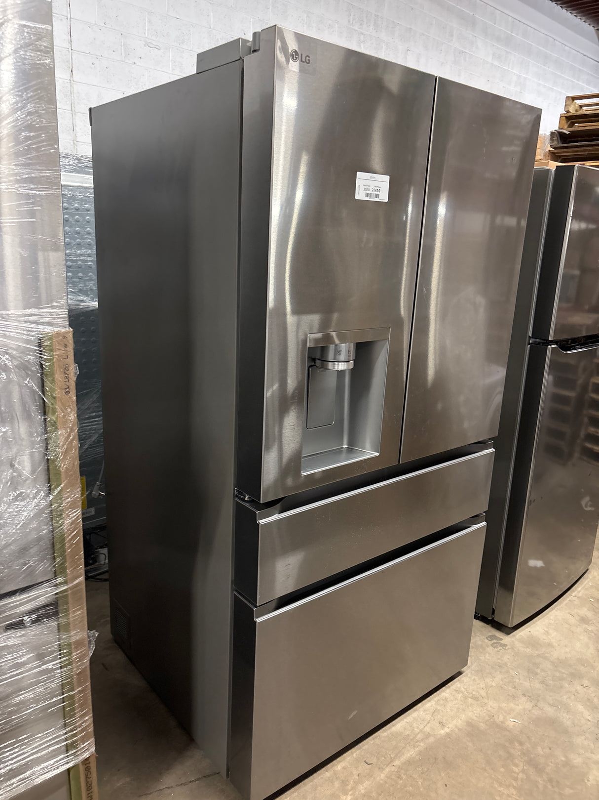 LG 29 cu. ft. Smart Standard-Depth MAX 4-Door French Door Refrigerator with Full-Convert Drawer