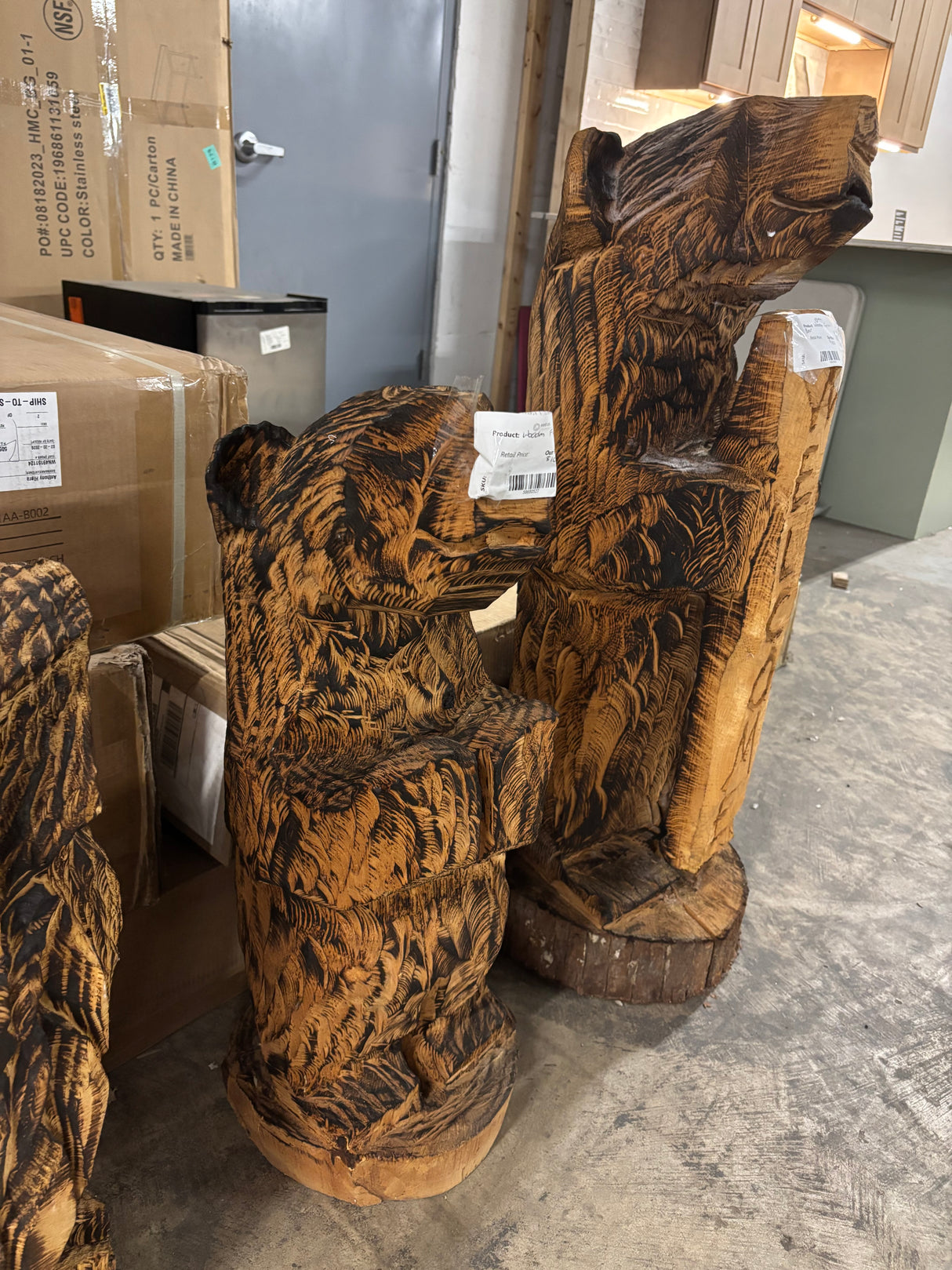 Wooden Figurine Bear