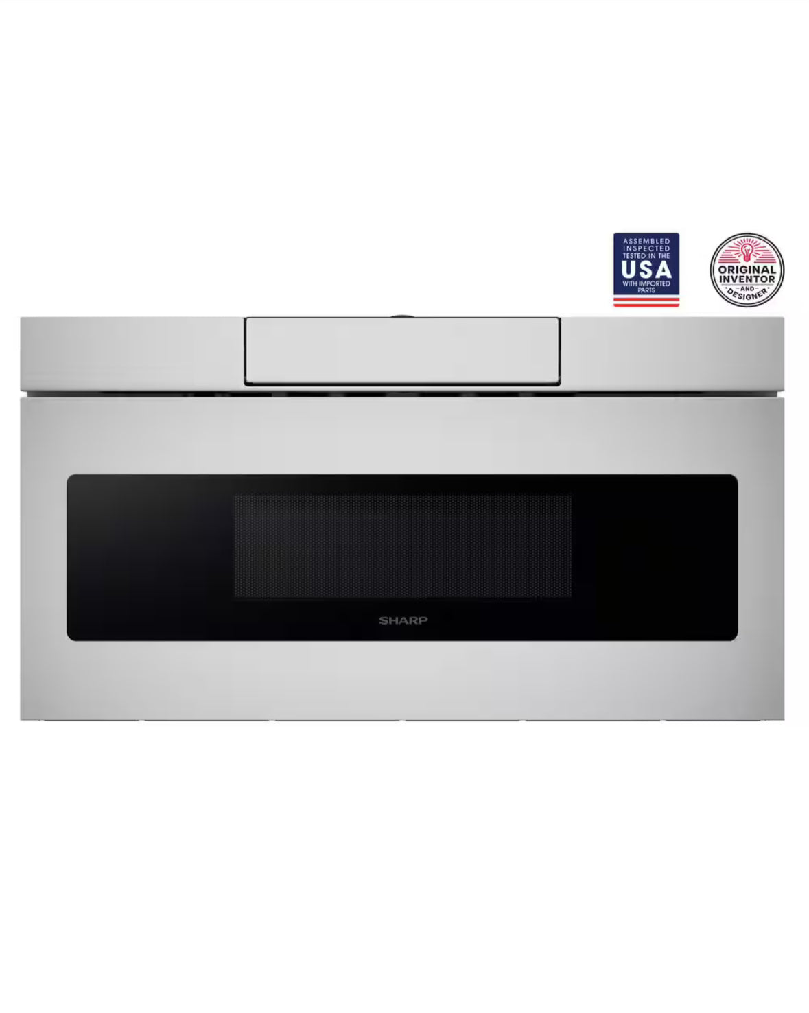 30 in. W 1.2 cu. ft. Built-In Microwave Drawer with Easy Touch Control in Real Stainless