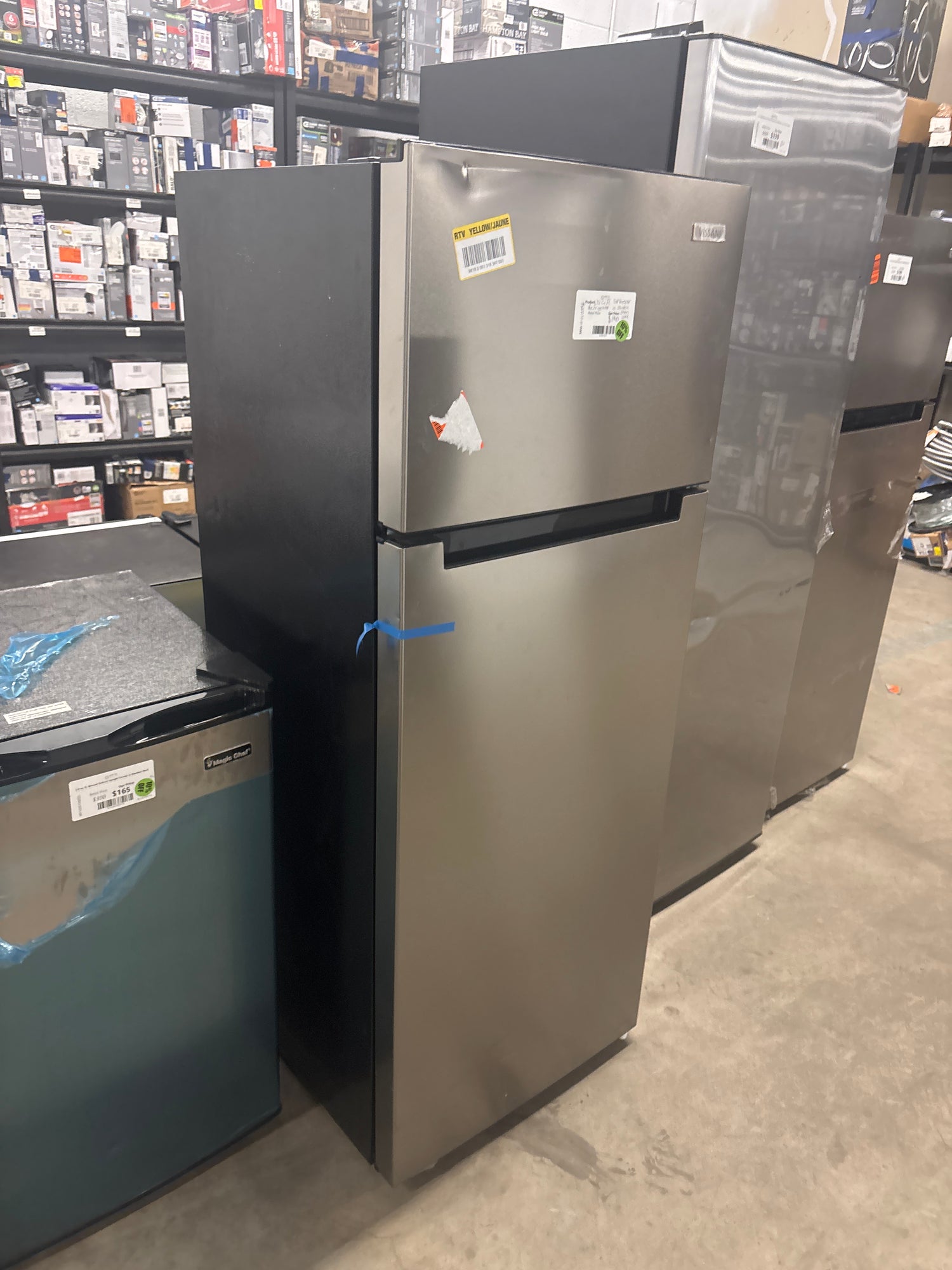 7.2 cu. ft. Top Freezer Refrigerator in Stainless Steel Look