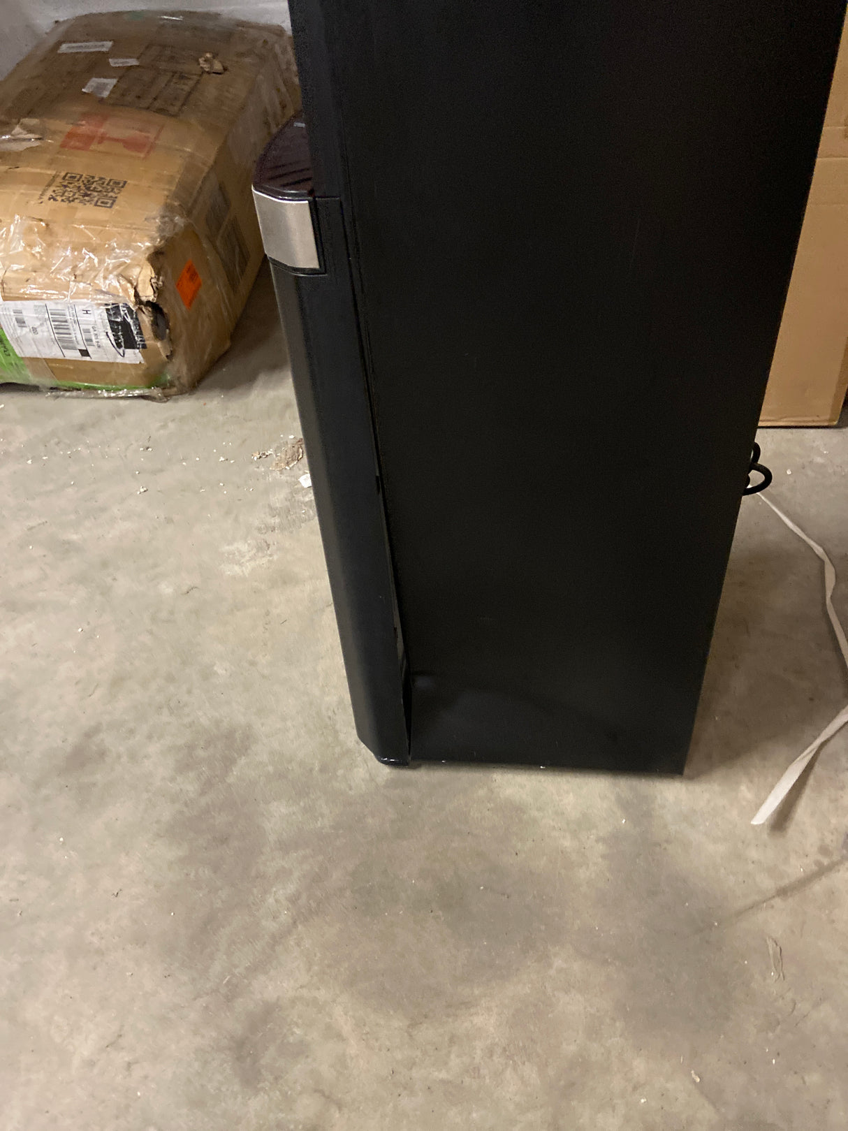 Matte Black and Stainless Steel Bottom Load Water Dispenser