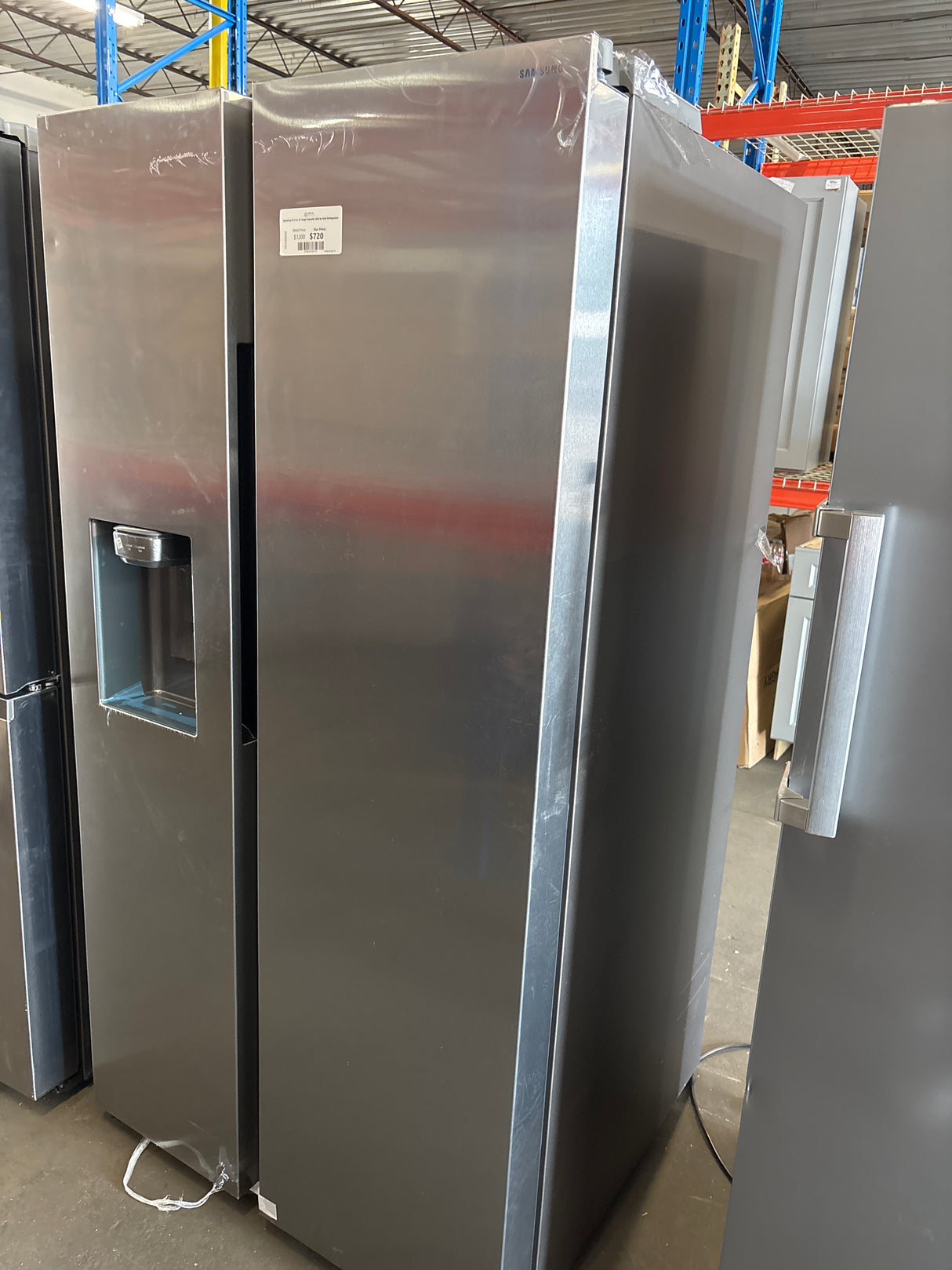 Samsung 27.4 cu. ft. Large Capacity Side by Side Refrigerator
