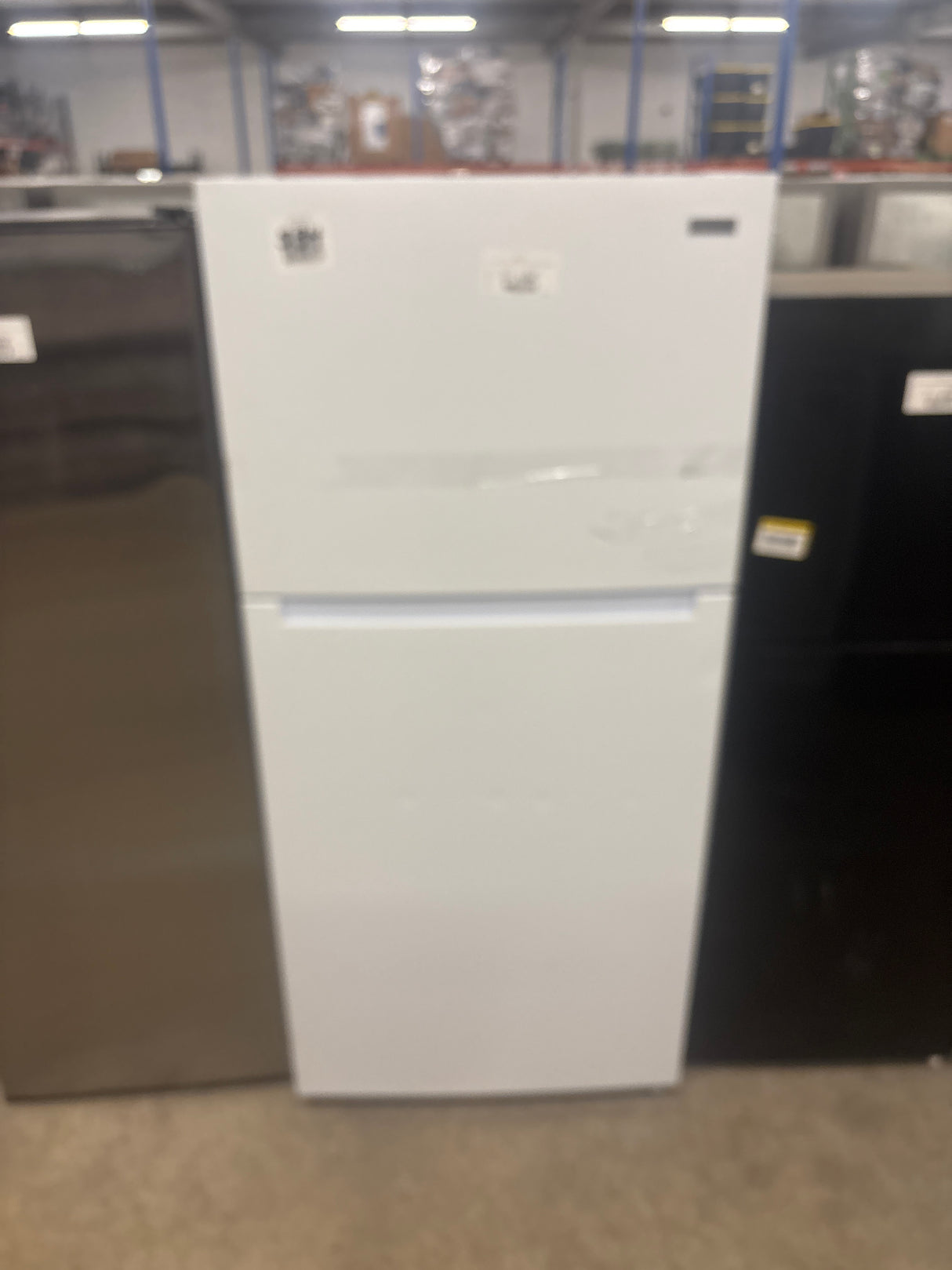 18.1 cu. ft. Top Freezer Refrigerator with Adjustable Glass Shelving in White, Garage Ready