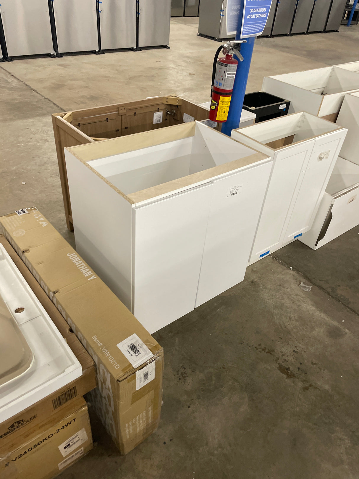 30 W x 21 D x 35 H Vanity In White