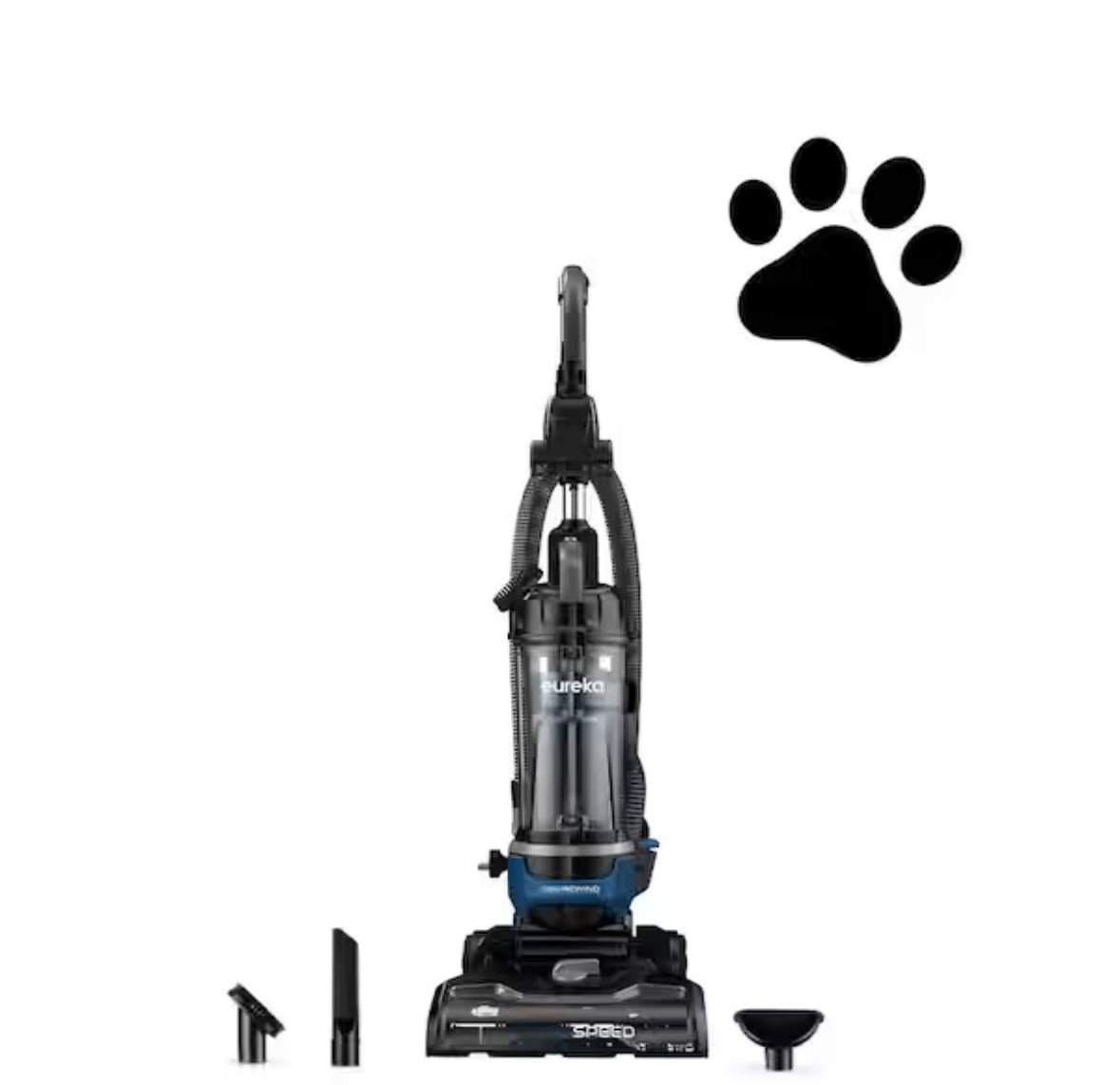 PowerSpeed Pet Cord Rewind Washable Upright Bagless Vacuum Cleaner