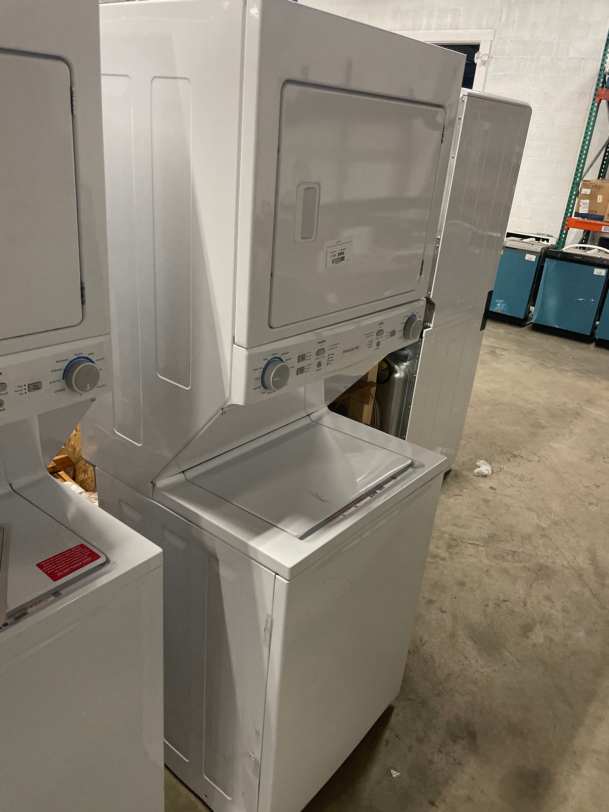 3.9 cu. ft. Washer and 5.5 cu. ft. Electric Dryer Combo in White with Quick Wash & Dry Cycle and MaxFill Wash Cycle