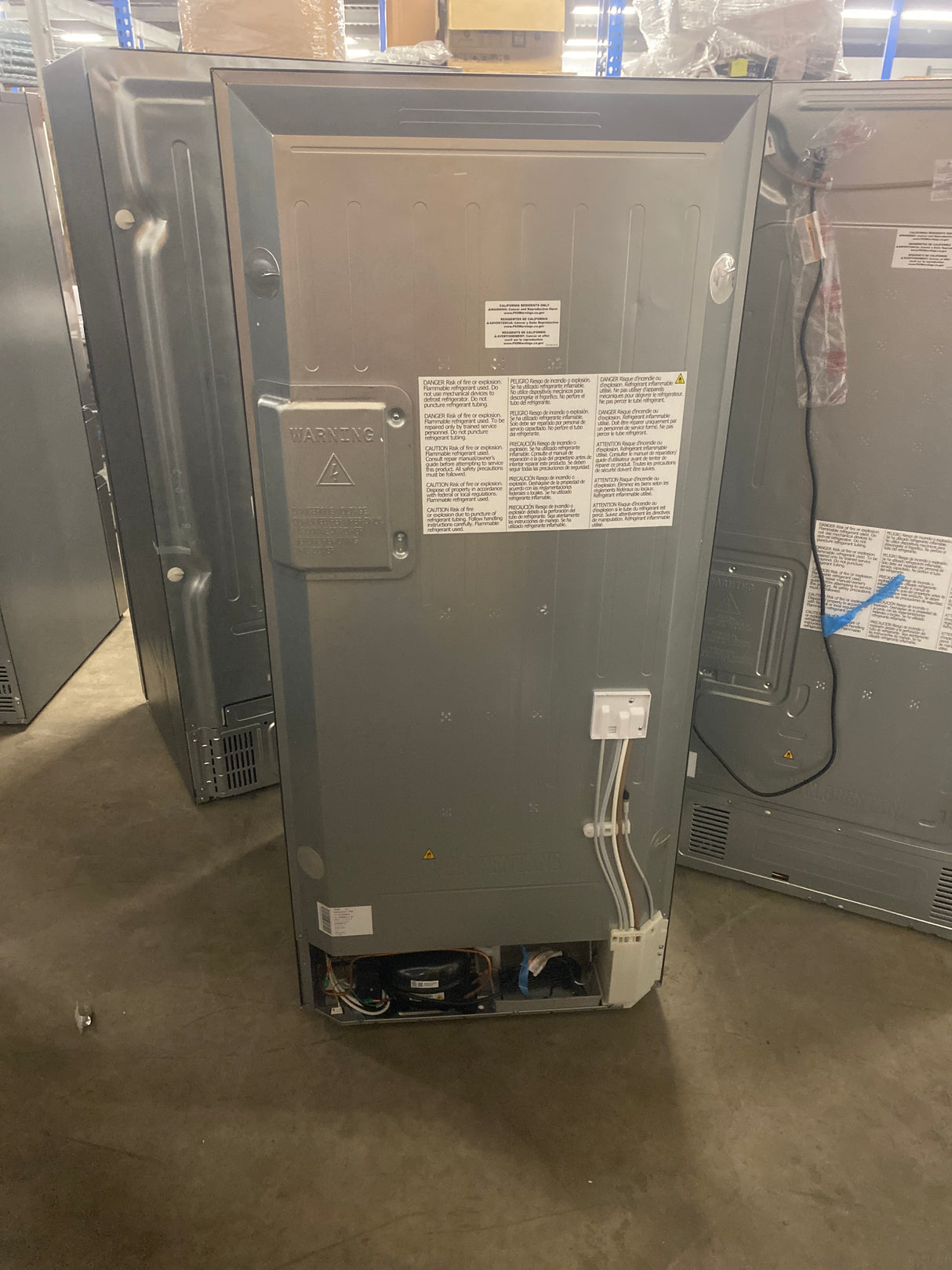 Gallery 30 in. 20 cu. ft. Standard Depth French Door Refrigerator in Stainless Steel with Internal Water Dispenser