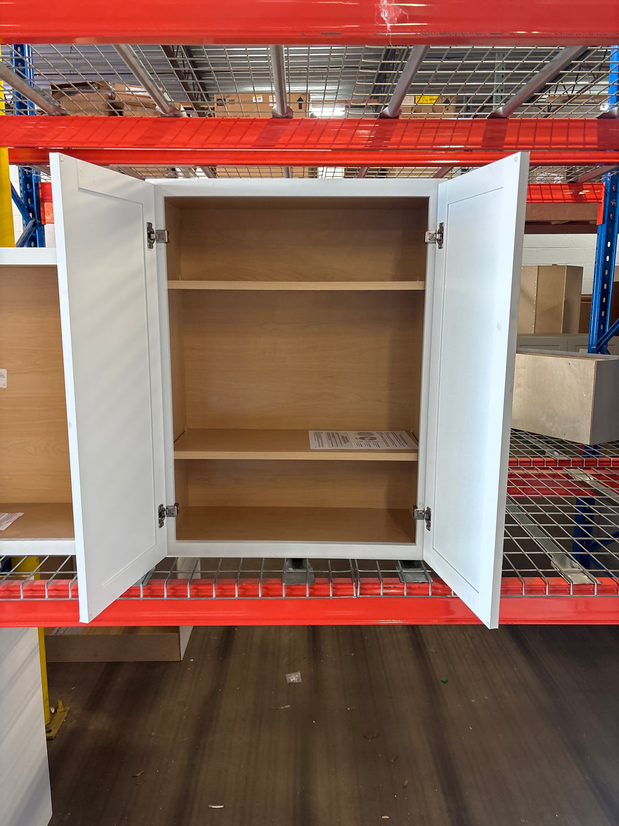 Courtland 27 in. W x 12 in. D x 36 in. H Assembled Shaker Wall Kitchen Cabinet in Polar White