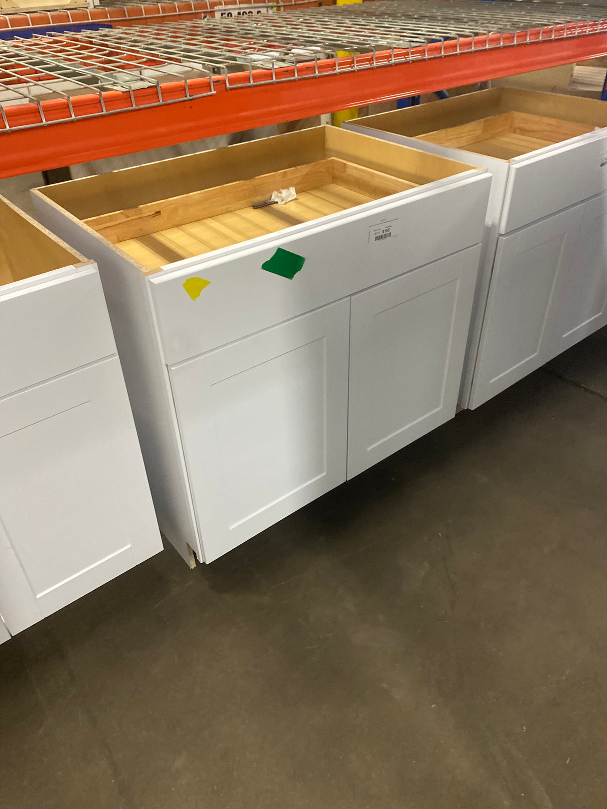 Shaker 36 in. W x 24 in. D x 34.5 in. H Assembled Base Cabinet in Satin White