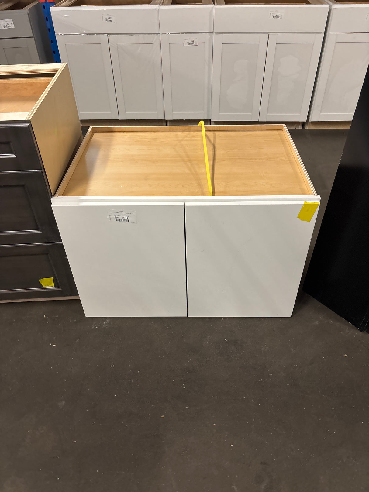 36 in. W x 24 in. D x 24 in. H Assembled Plywood Wall Bridge Kitchen Cabinet in Pacific White with Soft Close