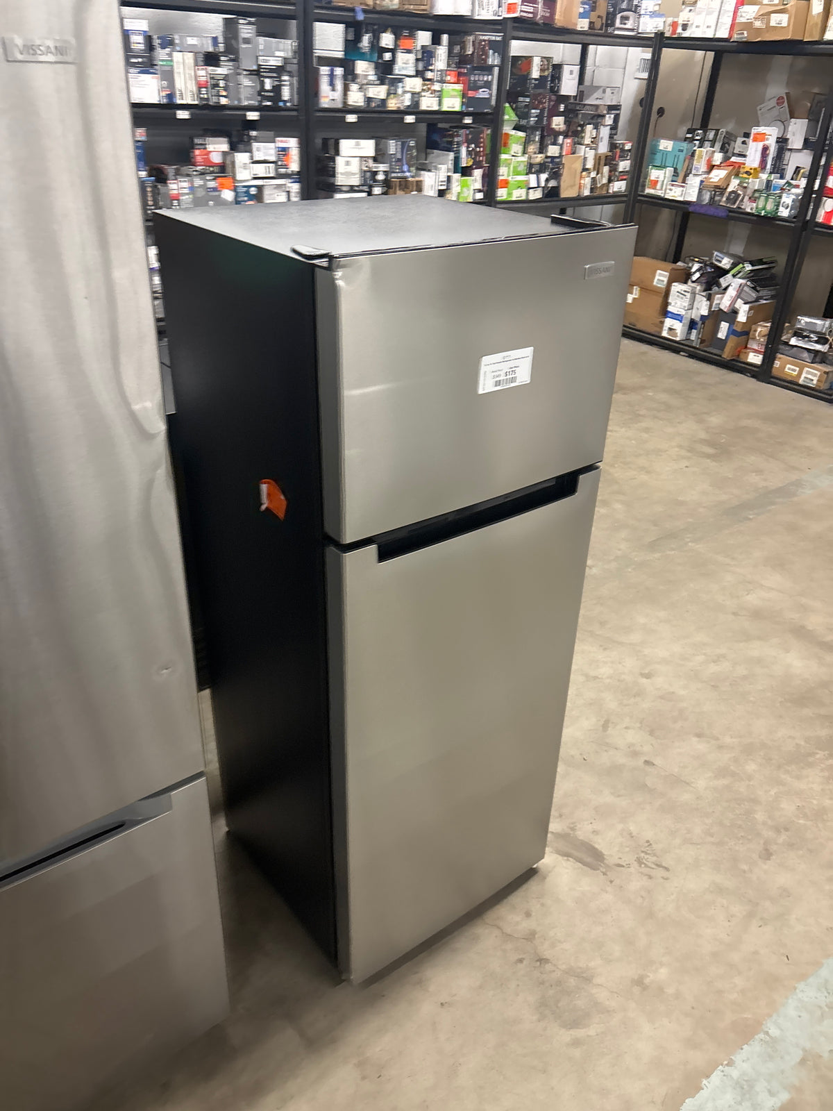 7.2 cu. ft. Top Freezer Refrigerator in Stainless Steel Look