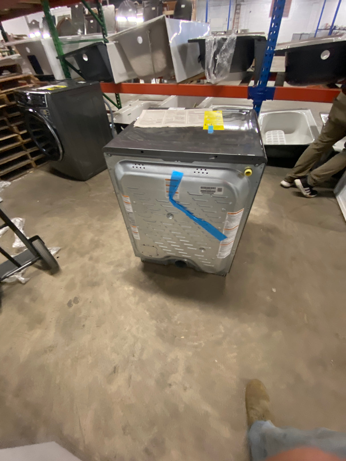 4.5 cu. ft. Stackable Front Load washer in Titanium with SmartBoost, Optic Whites, and Pure Rinse