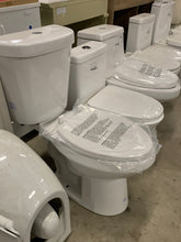 Load image into Gallery viewer, 2-piece 1.1 GPF/1.6 GPF High Efficiency Dual Flush Complete Elongated Toilet in White, Seat Included
