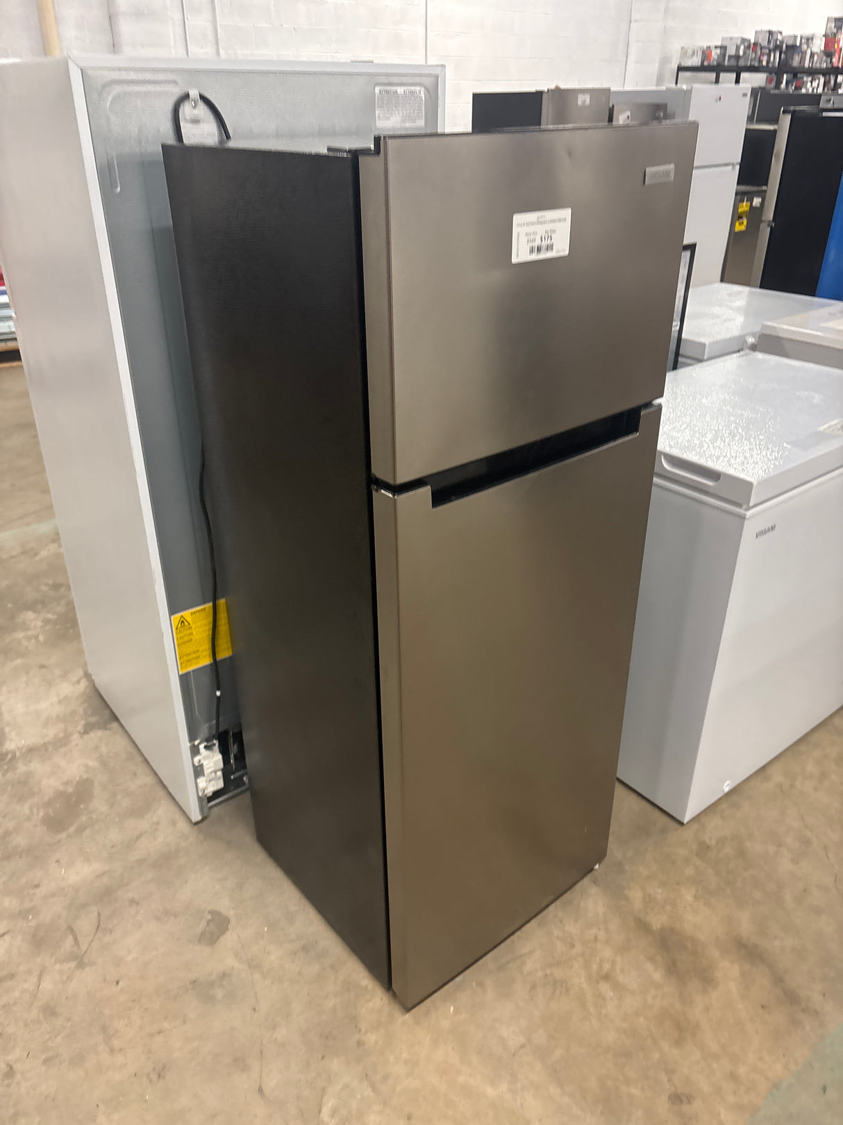 7.2 cu. ft. Top Freezer Refrigerator in Stainless Steel Look