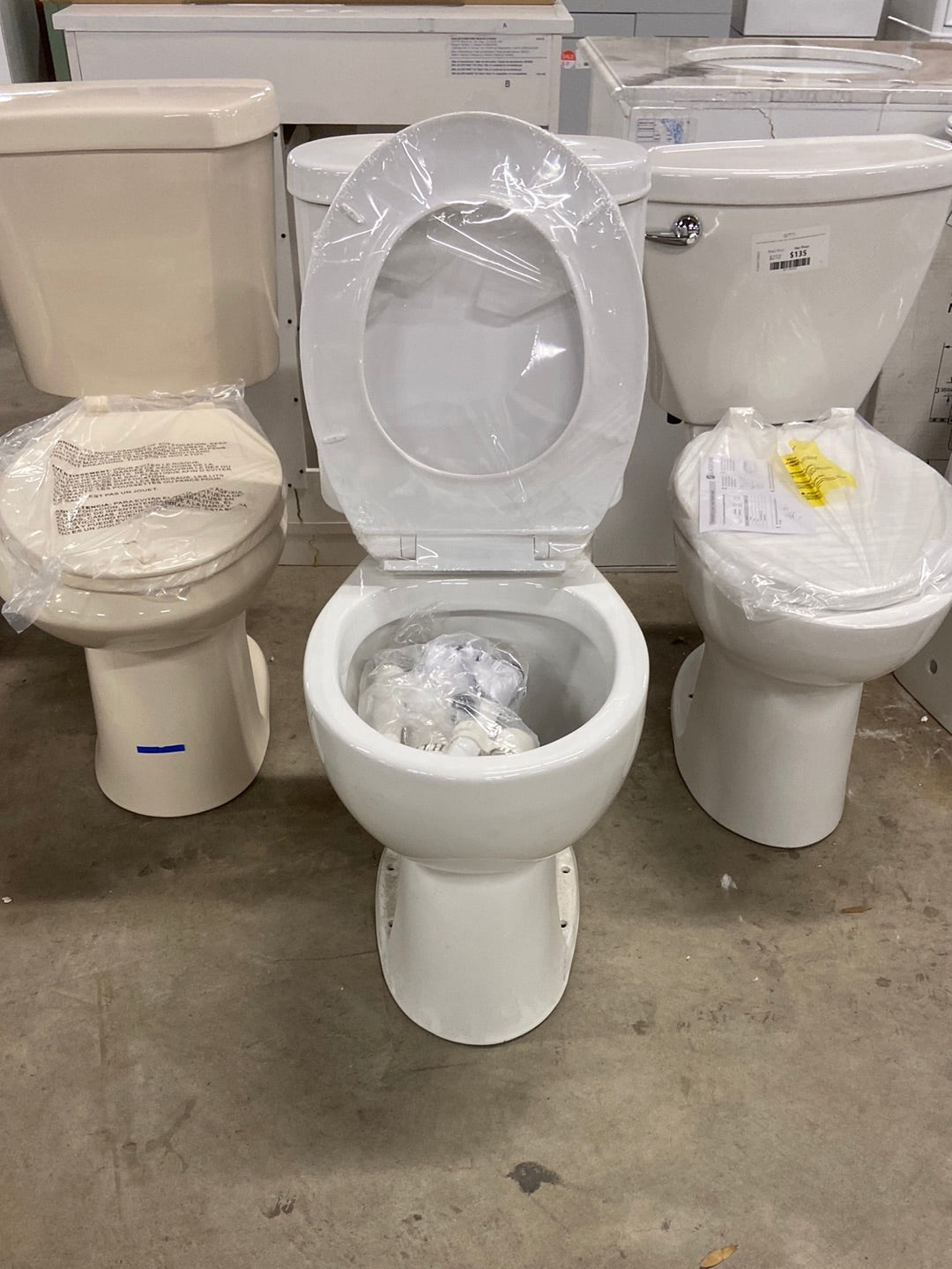 18 in. 2-Piece 1.0/1.6 GPF Rear-Outlet Dual Flush Elongated High Toilet in White (Seat Included)