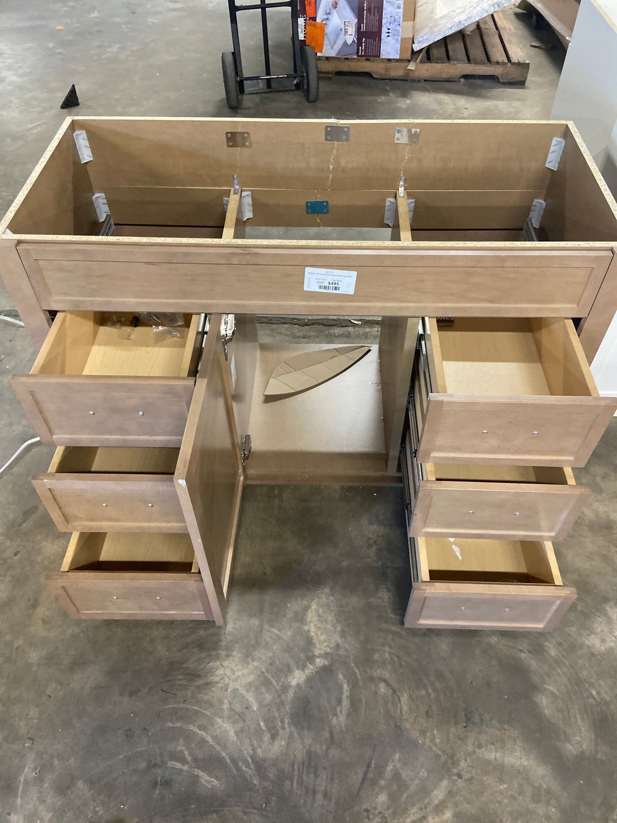 Winsome 48 in. Bath Vanity Cabinet without Top in Sand