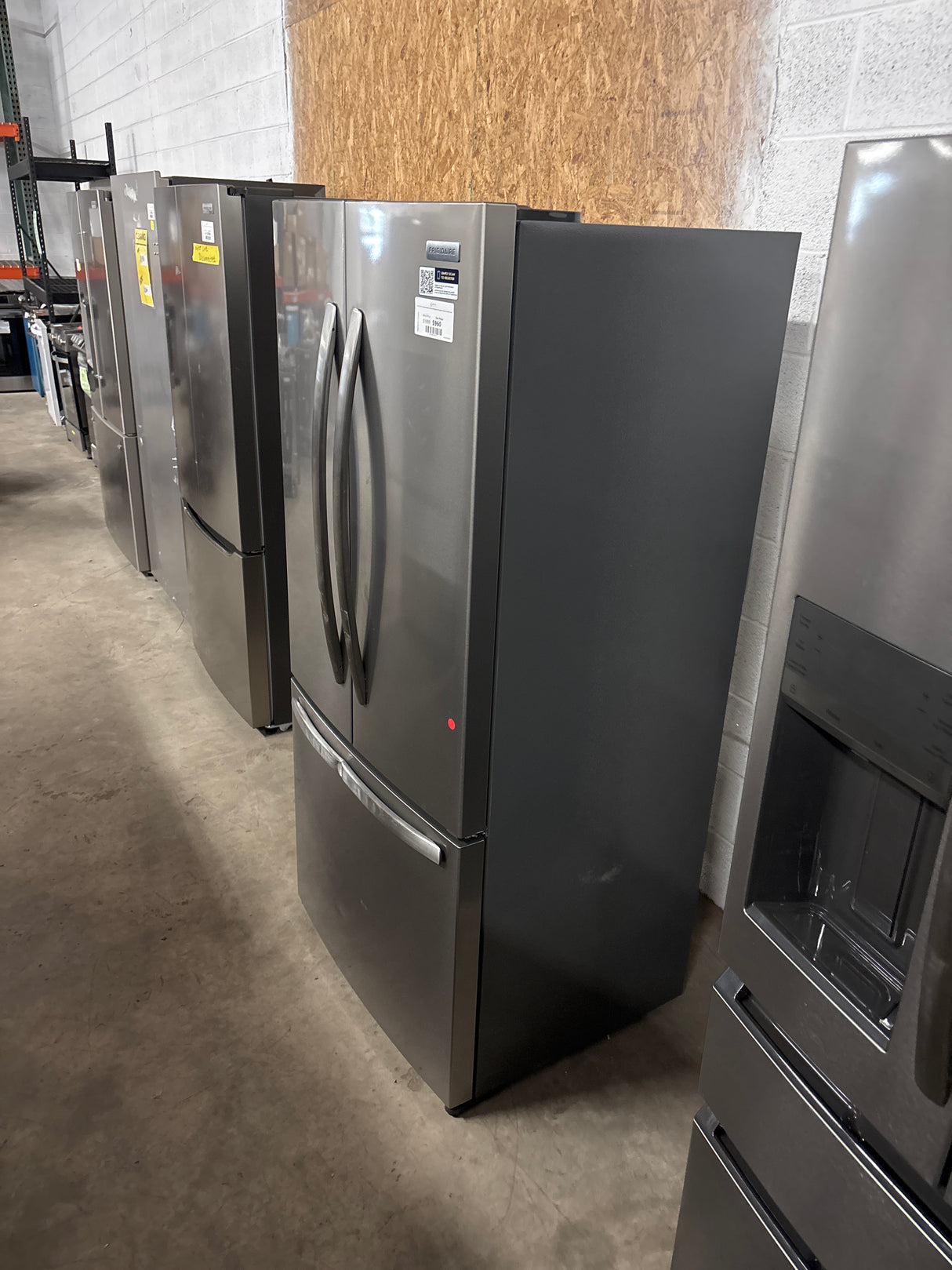 31.5 in. 18 cu. ft. Counter Depth French Door Refrigerator in Fingerprint-Resistant Stainless Look