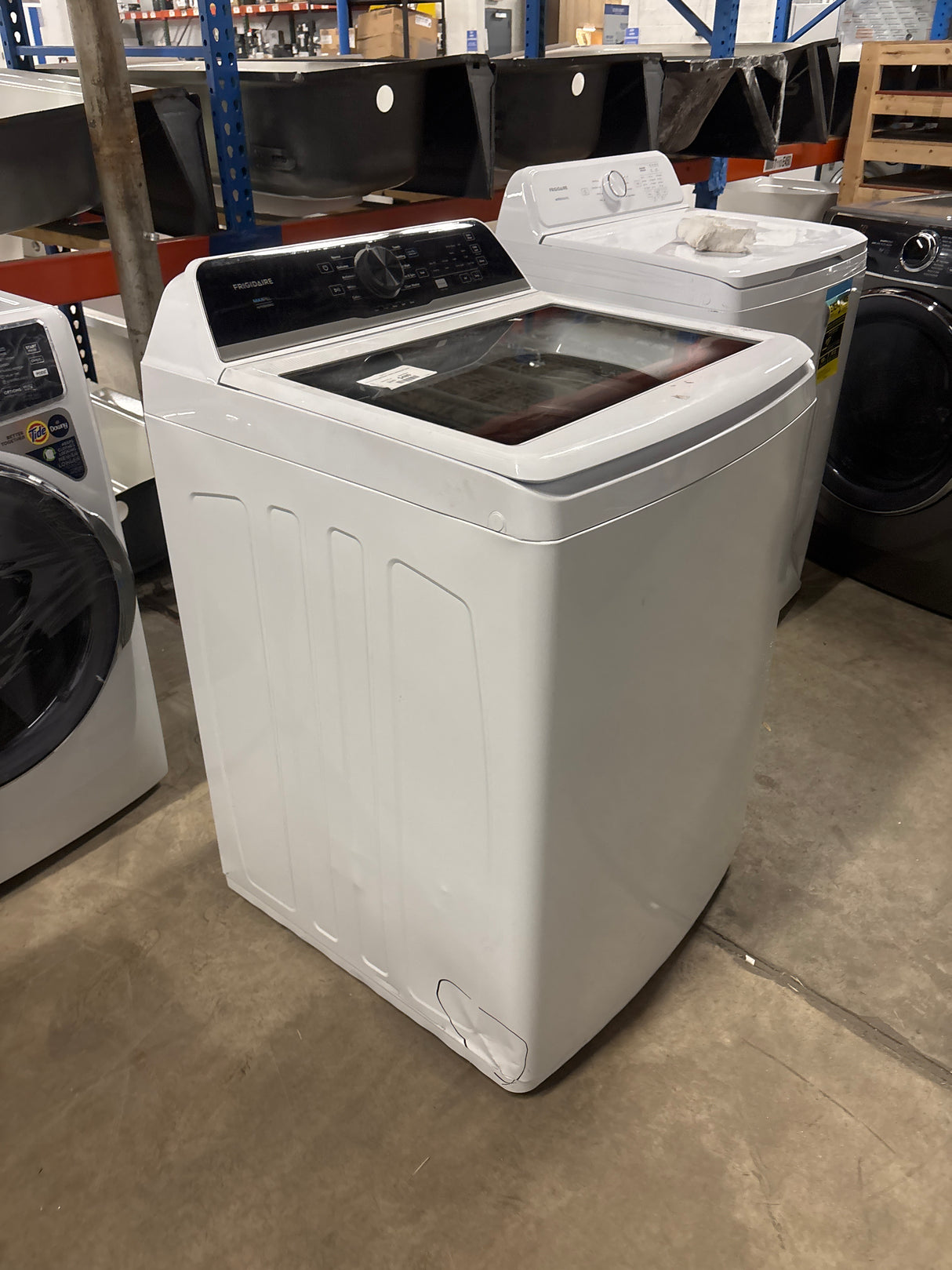 4.4 Cu. Ft. Top Load Washer in White with Max Fill Option
