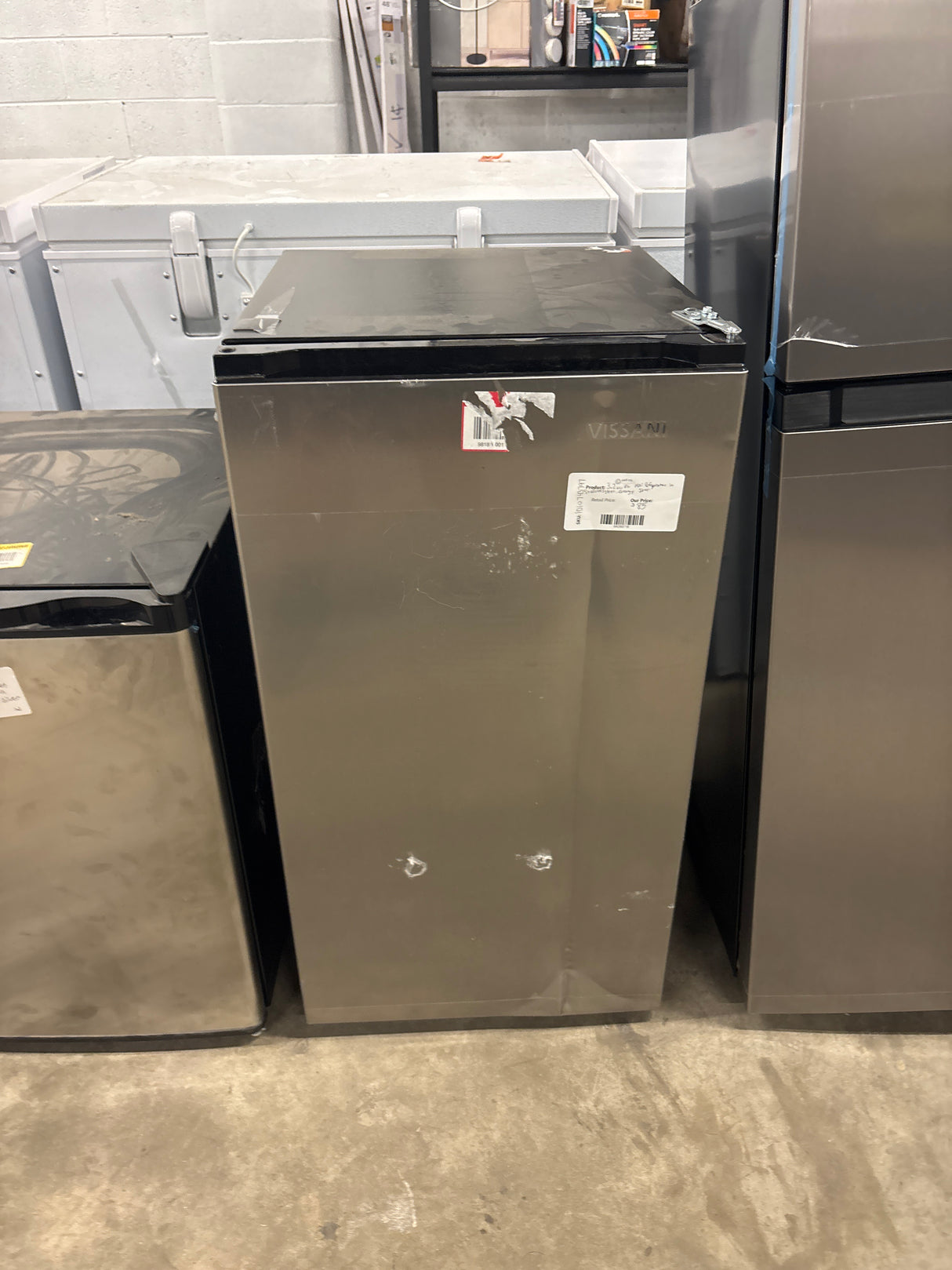 3.2 cu. ft. Mini Refrigerator in Stainless Steel, ENERGY STAR