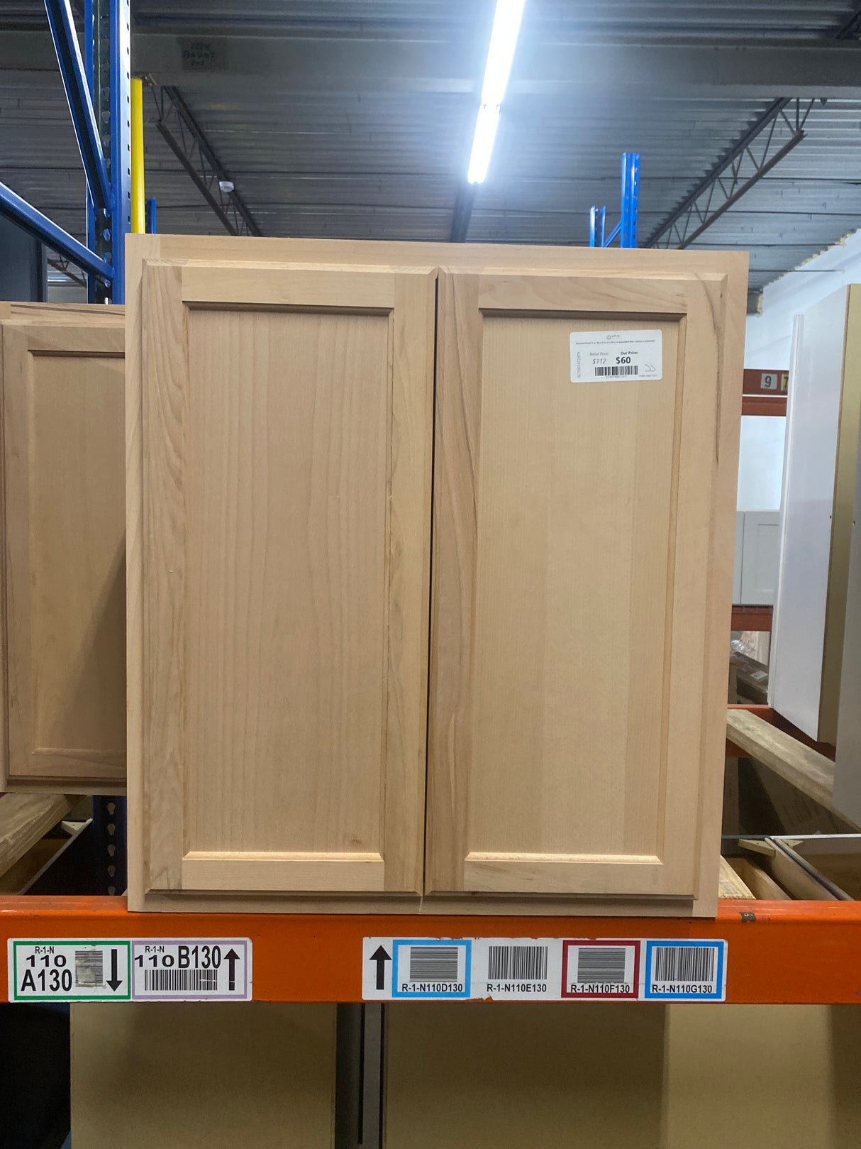 Recessed Panel 27 in. W x 12 in. D x 30 in. H Assembled Wall Cabinet in Unfinished