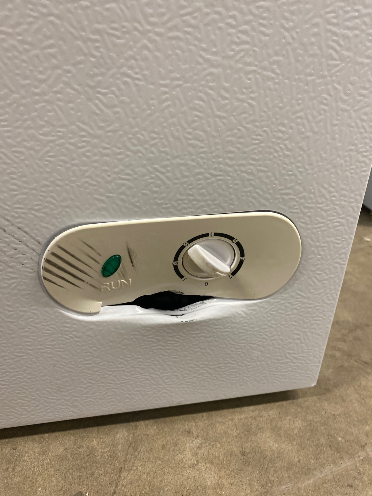 5.0 cu. ft. Manual Defrost Chest Freezer with LED Light in White Garage Ready