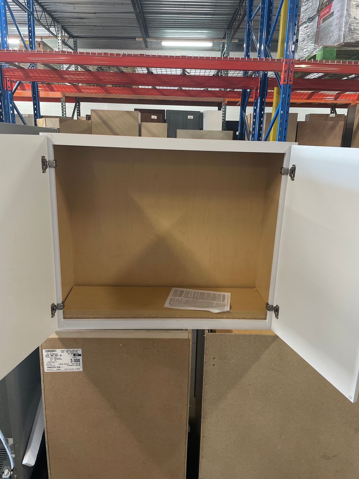 Shaker 36 in. W x 12 in. D x 30 in. H Assembled Wall Kitchen Cabinet in Satin White