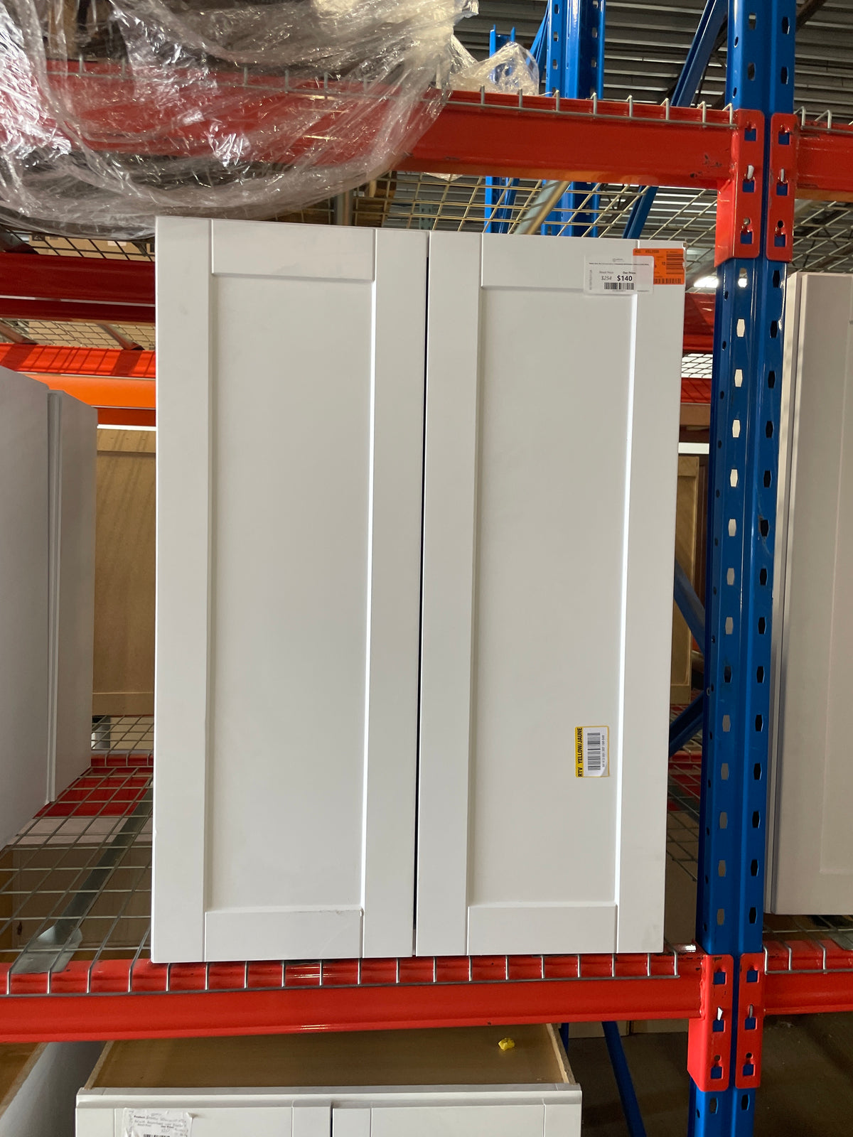 Shaker 30 in. W x 12 in. D x 42 in. H Assembled Wall Kitchen Cabinet in Satin White