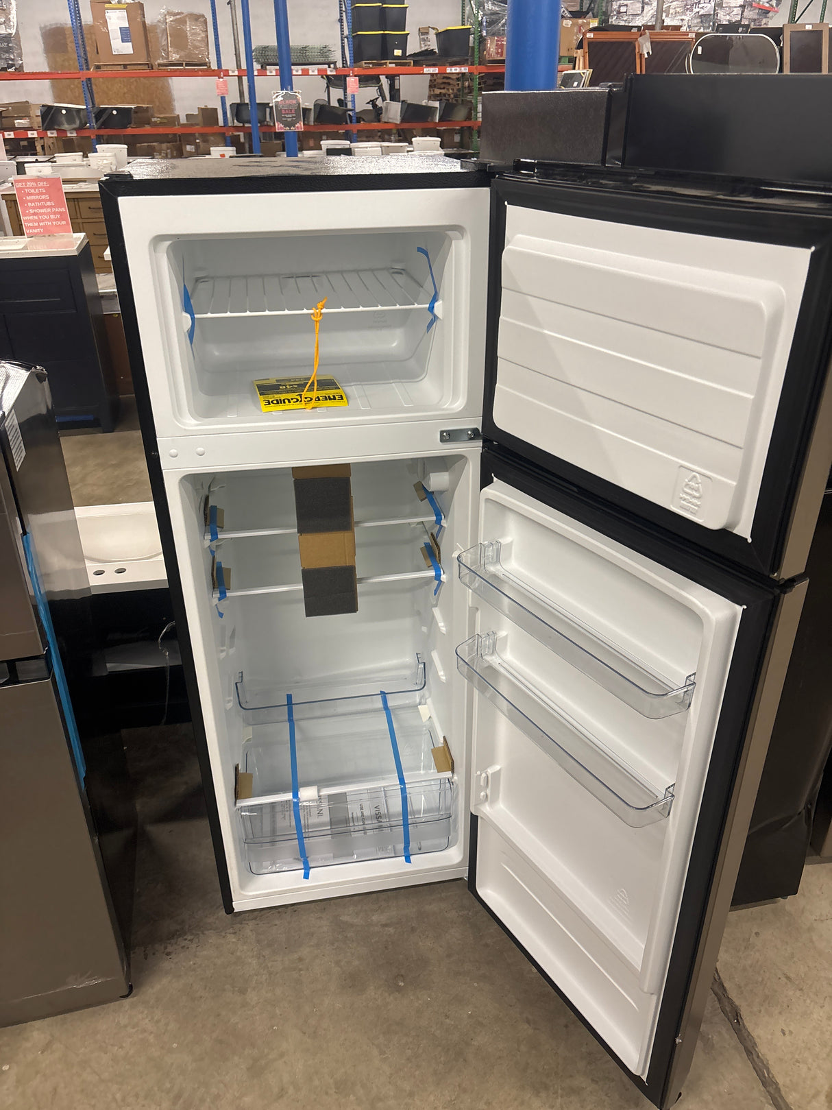 7.2 cu. ft. Top Freezer Refrigerator in Stainless Steel Look