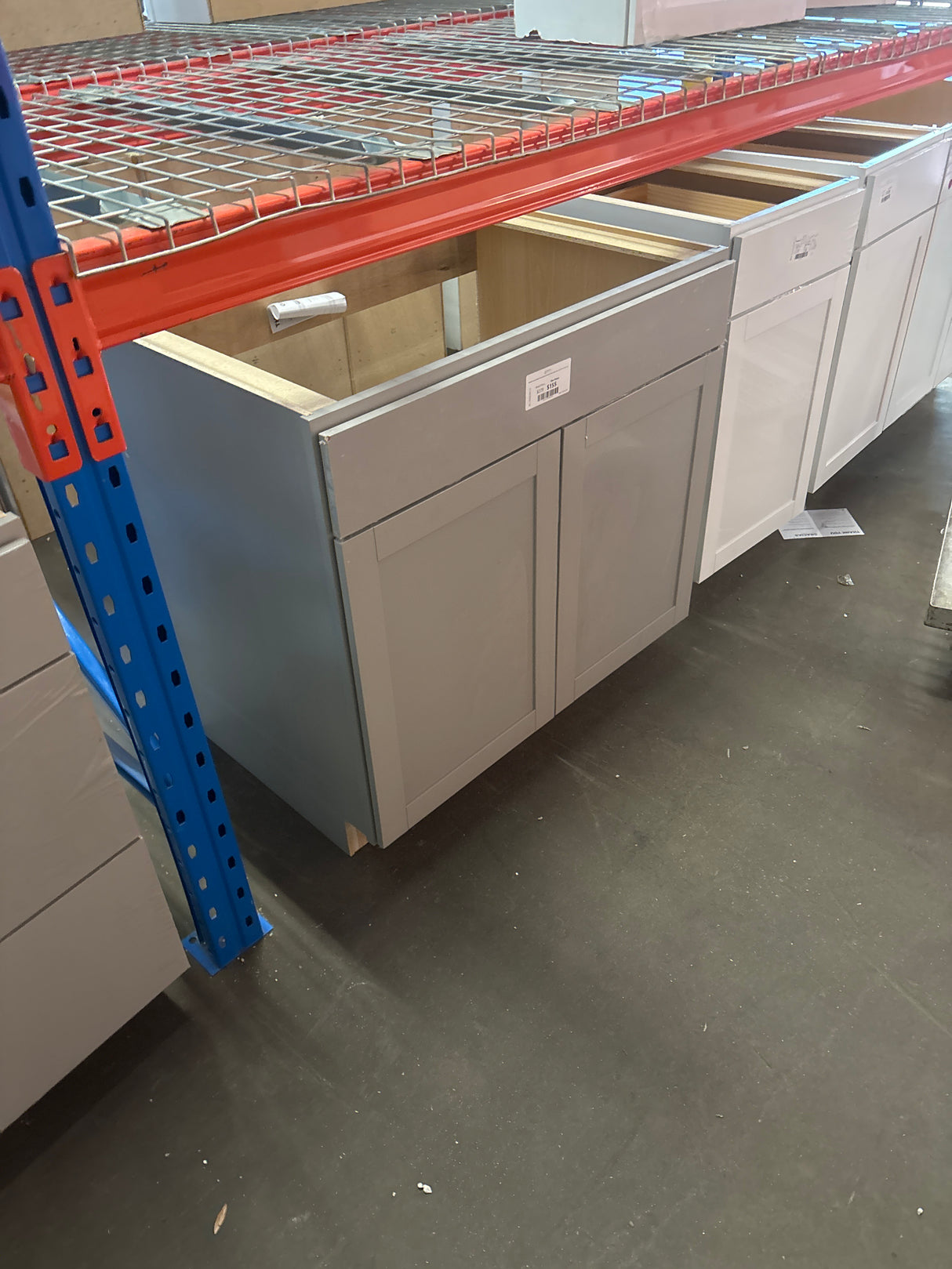 Westfield Dusk Gray Shaker Stock Assembled Sink Base Kitchen Cabinet (36 in. W x 23.75 in. D x 35 in. H)