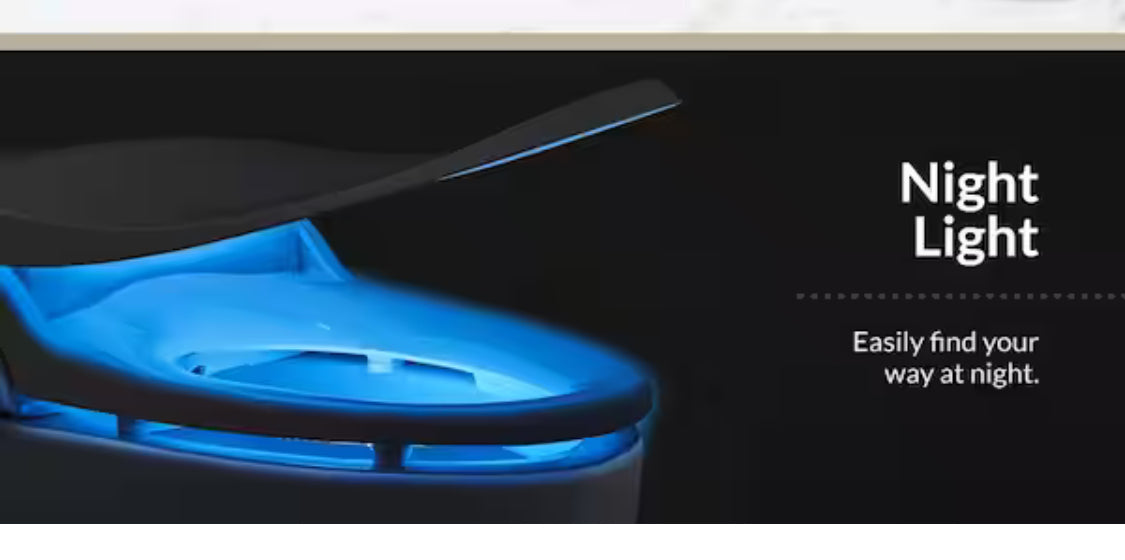 HD-7500 Electric Bidet Seat for Elongated Toilets in White