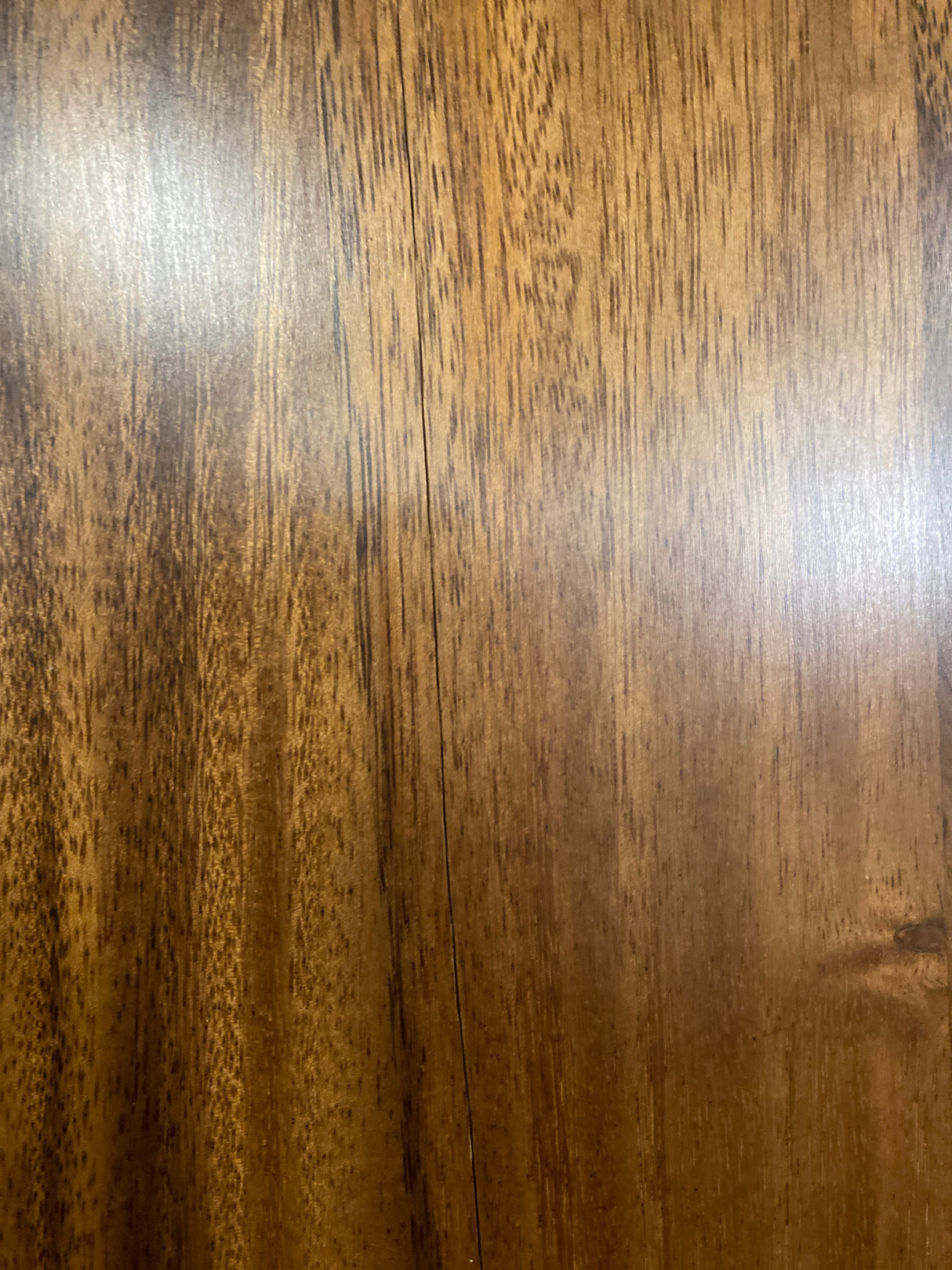 6 ft. L x 39 in. D Finished Saman Solid Wood Butcher Block Island Countertop With Live Edge
