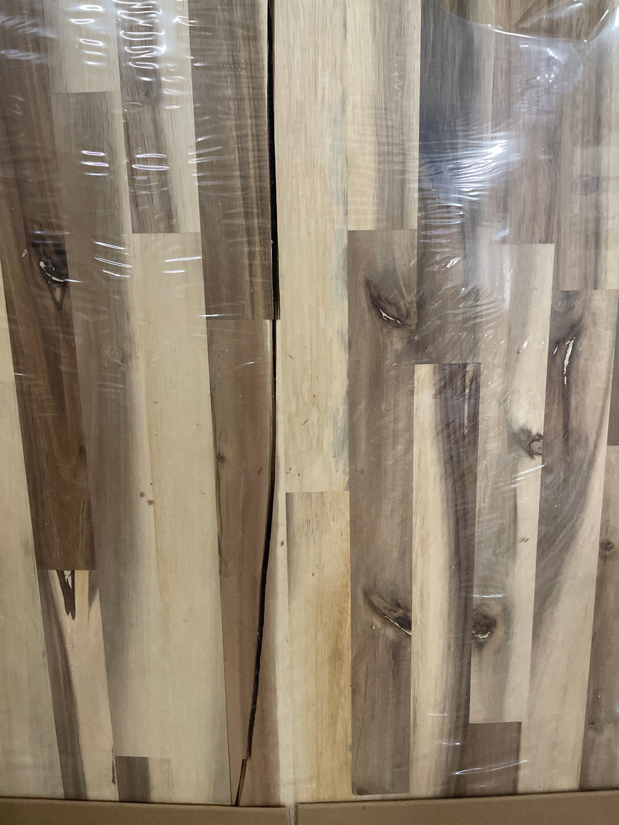 4 ft. L x 25 in. D Unfinished Acacia Butcher Block Countertop with Standard Edge
