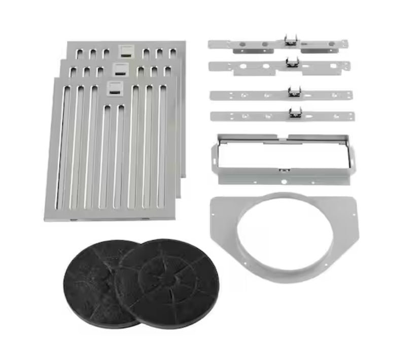 Sarela 30 in. W x 7 in. H 500CFM Convertible Under Cabinet Range Hood in Stainless Steel with LED Lights and Filter