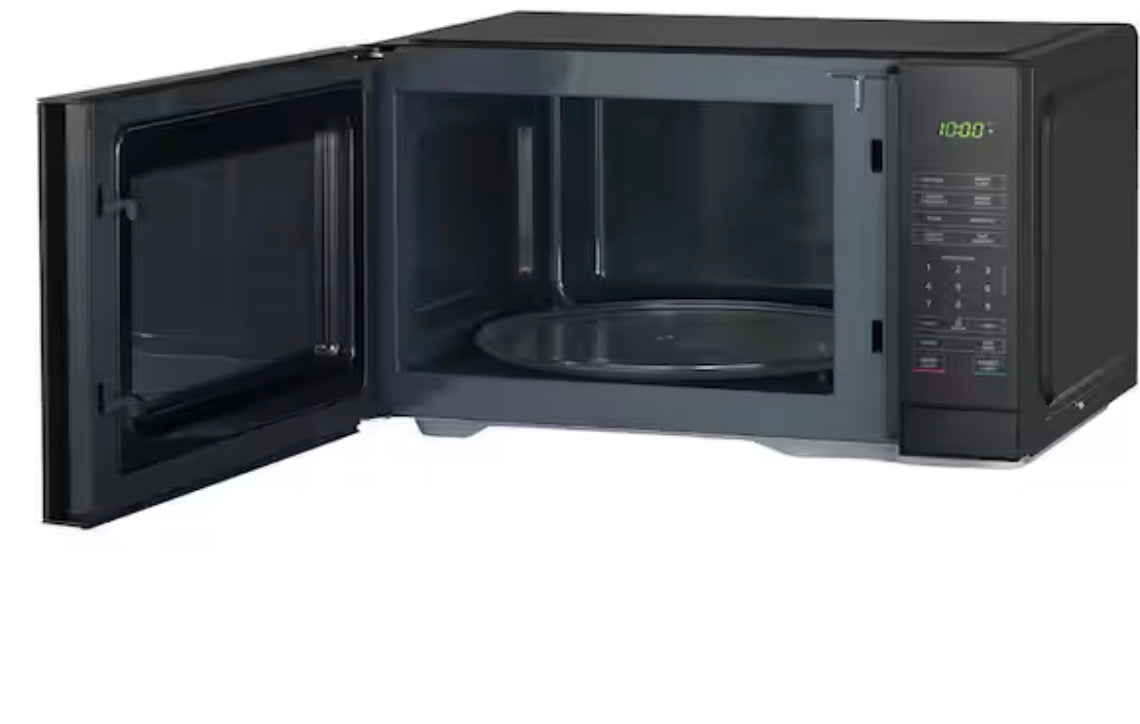 1.1 cu. ft. Countertop Microwave Oven in Black