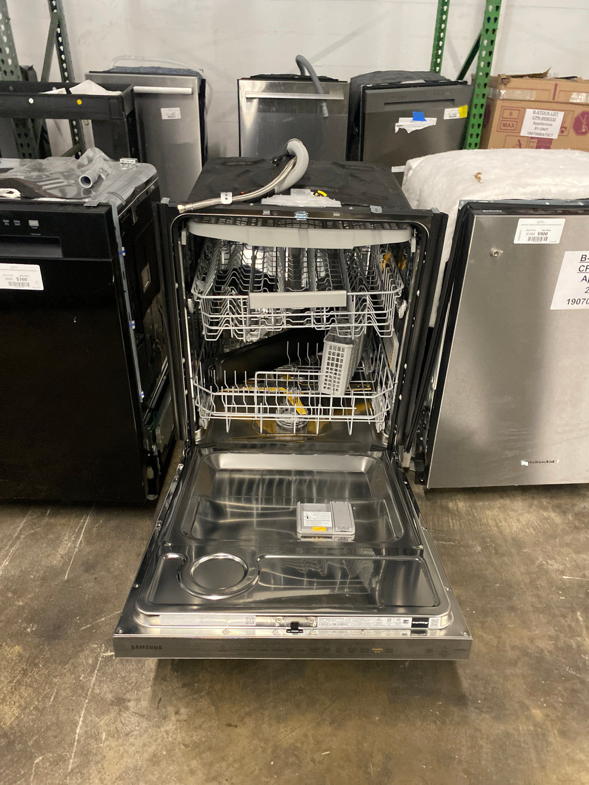 Samsung 42 dBA Top Control Smart Dishwasher with AutoRelease, StormWash Plus and Smart Dry