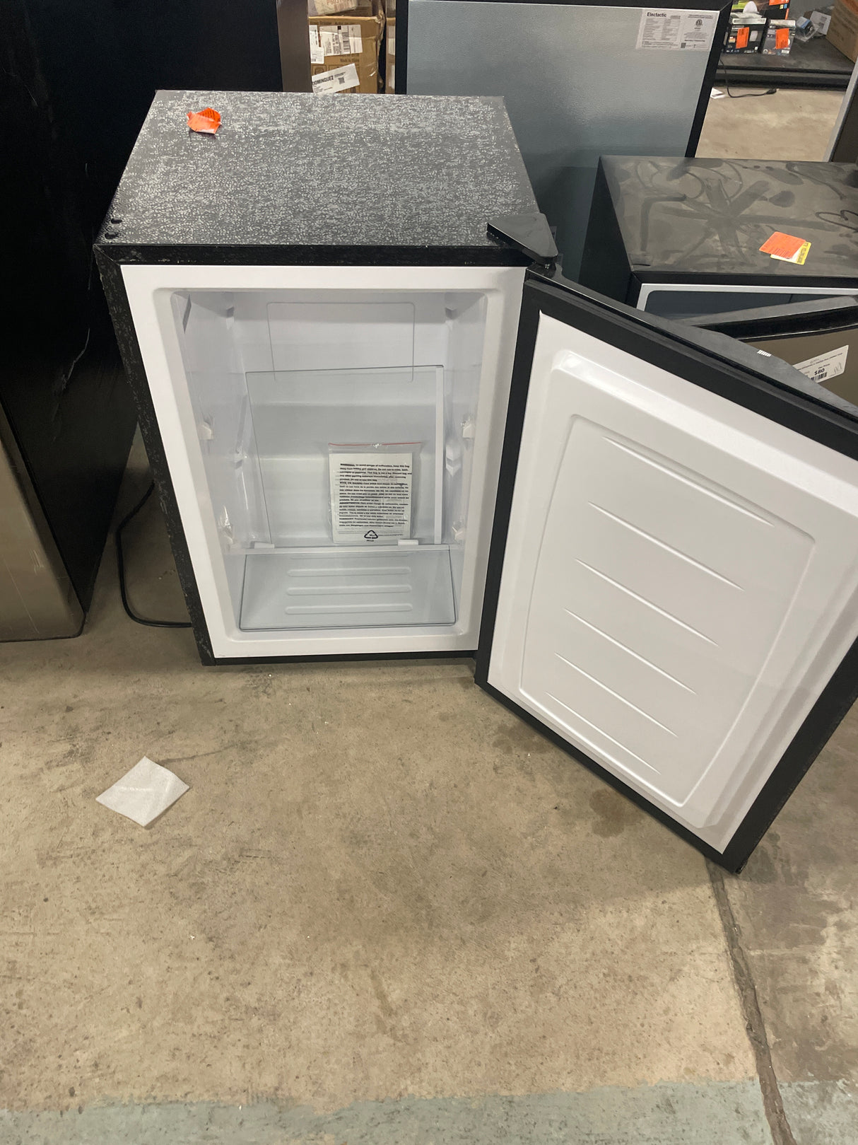20.4 in 3.0 cu. ft. Compact Mini Refrigerator in Black with Upright Freezer and 360° Cooling System