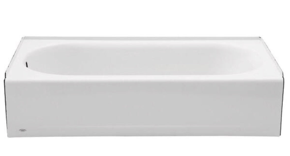 Princeton 60 in. Left Hand Drain Rectangular Alcove Bathtub in White