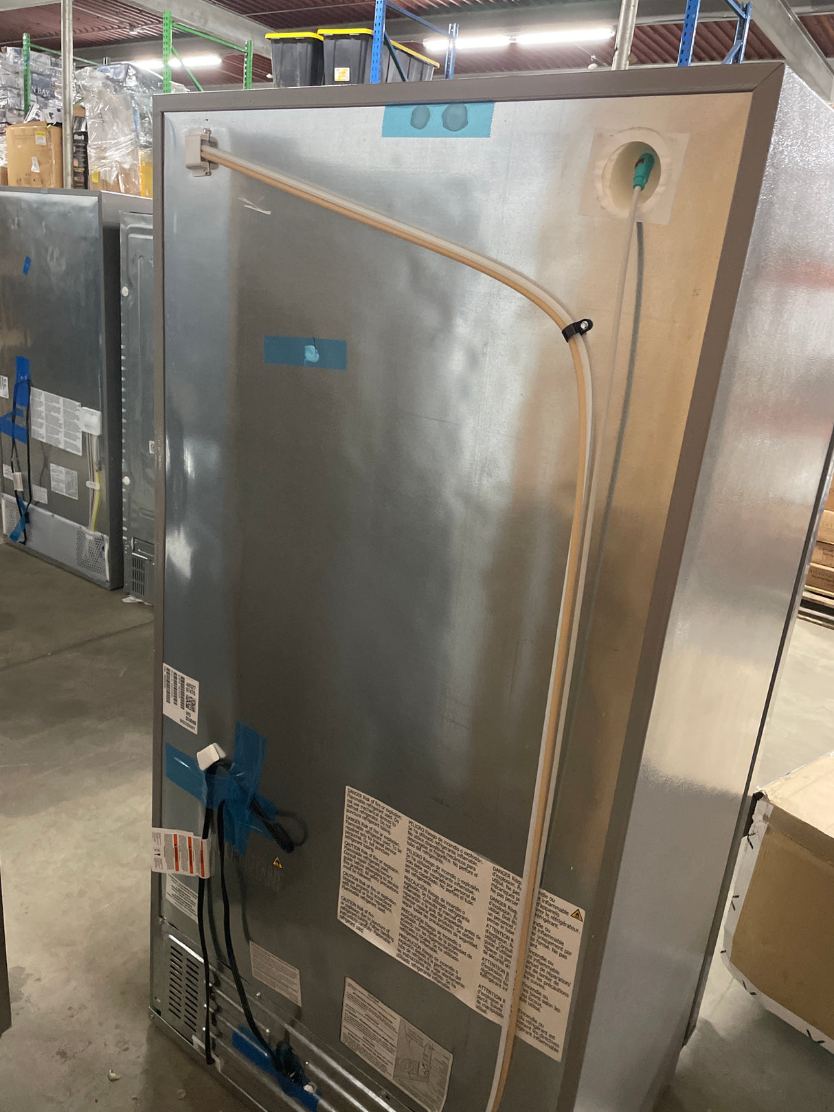 Gallery 36 in. 22.3 cu. ft. Counter Depth Side-by-Side Refrigerator in Smudge-Proof Stainless Steel, ENERGY STAR