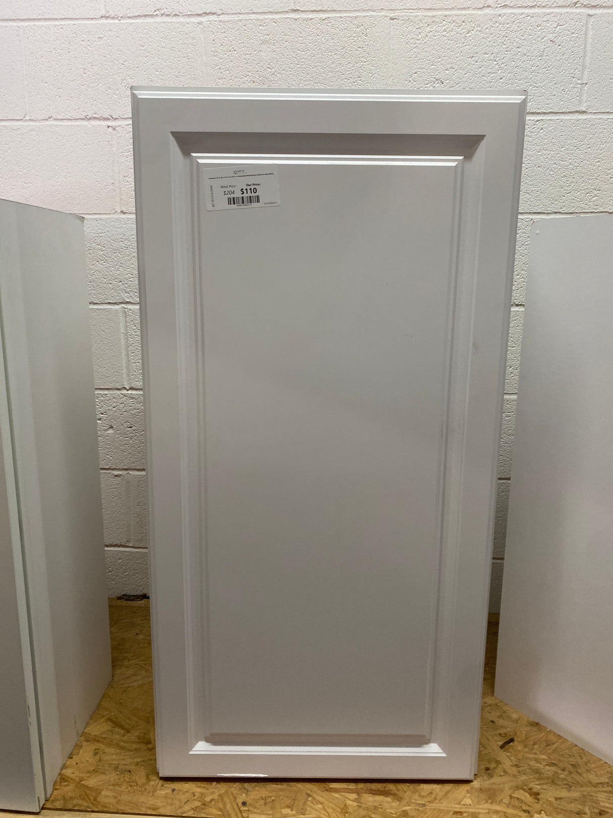 Hampton 21 in. W x 12 in. D x 42 in. H Assembled Wall Kitchen Cabinet in Satin White